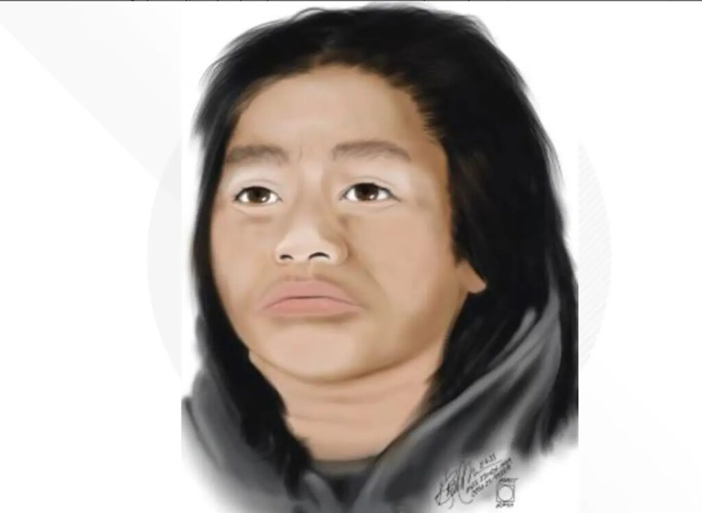 The remains of an unidentified Native American, possibly a Native Alaskan woman were discovered on April 24.
Credit: Multnomah County