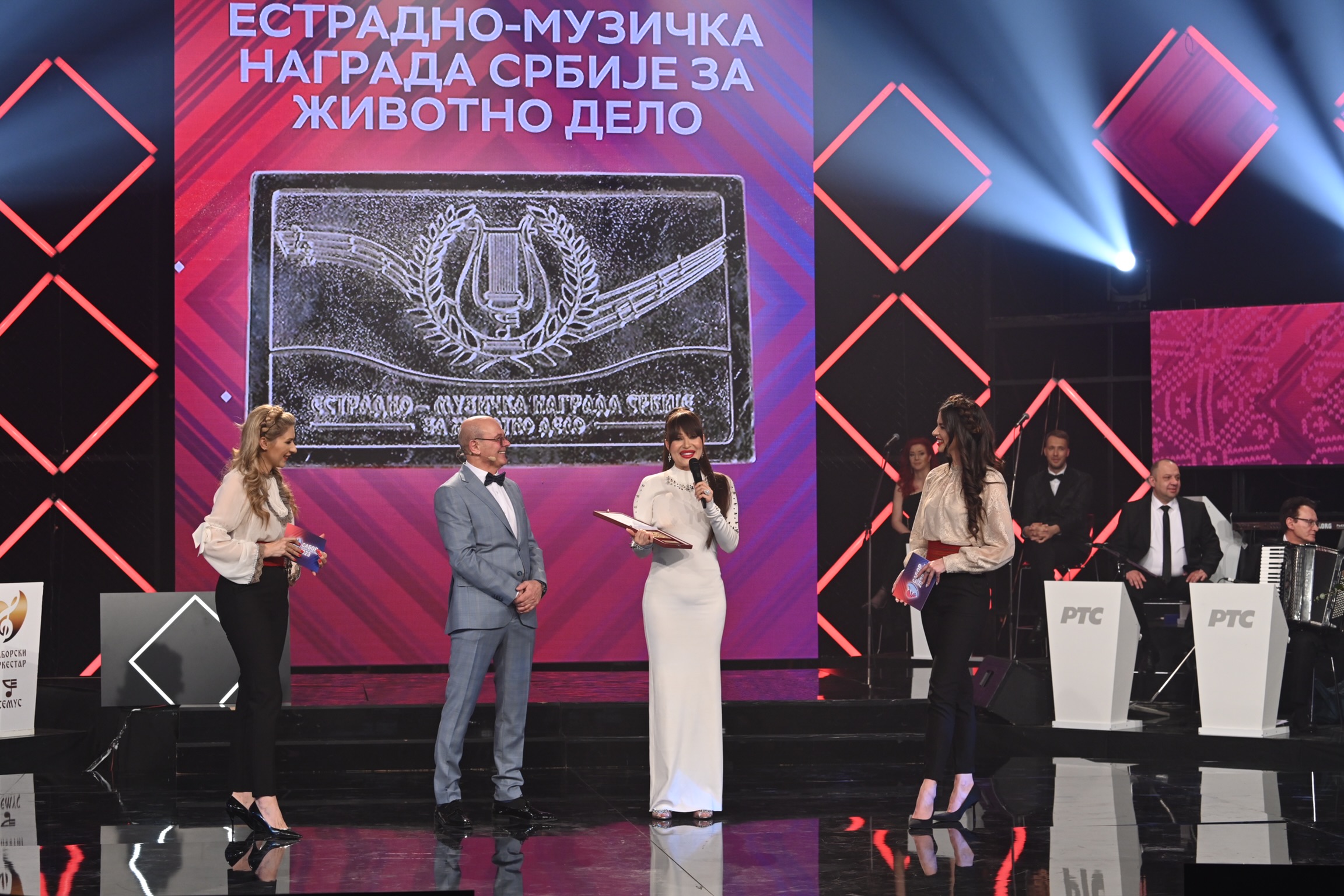 Sabor narodne muzike Srbije, Estradno muzička nagrada Srbije,, Svetlana Ceca Ražnatović Foto: Nikola Ristić/RTS