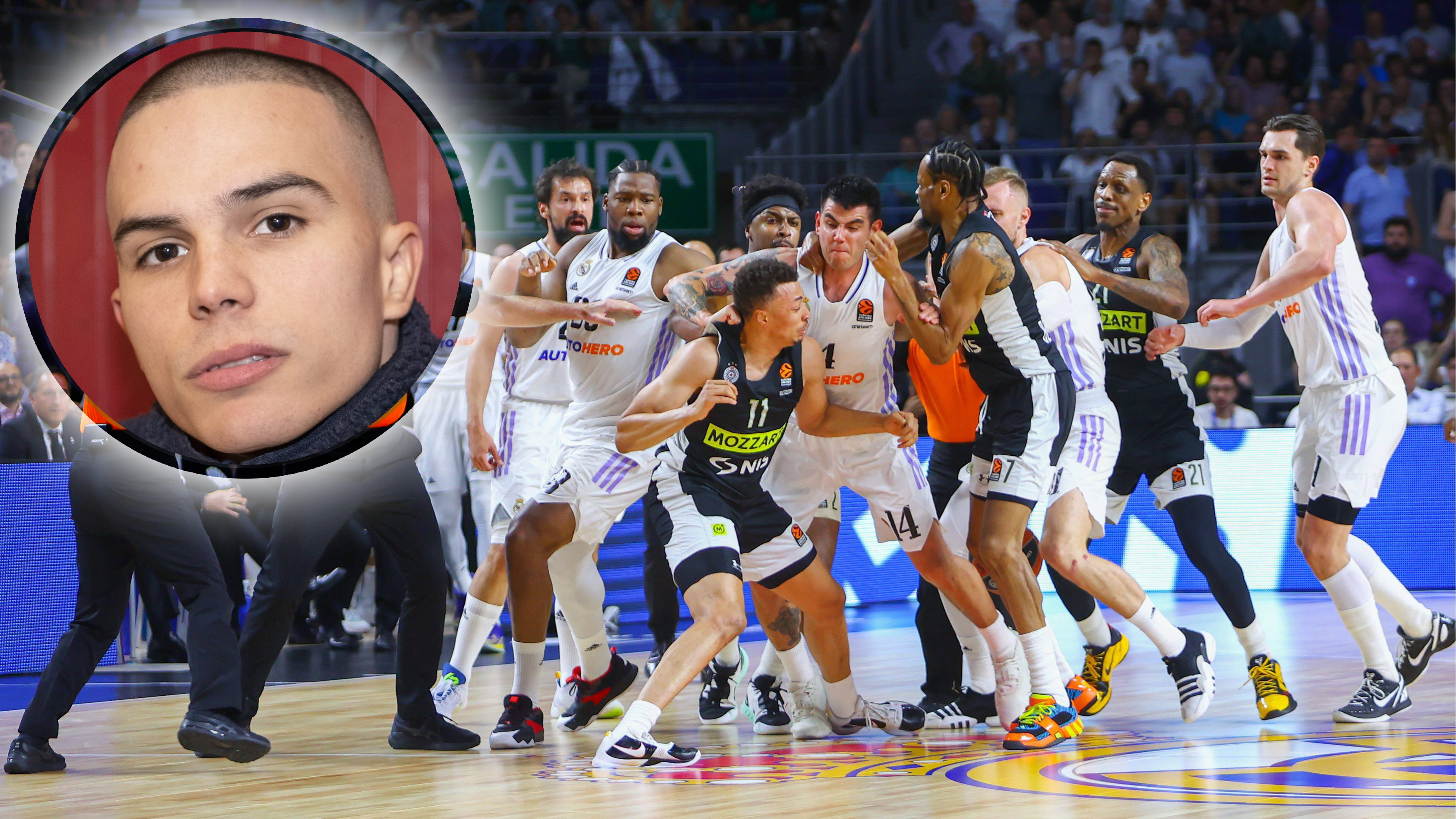 27th April 2023; Wizink Center; Madrid; Spain; Turkish Airlines Euroleague Basketball; Playoff Game 2; Real Madrid vs Pa
