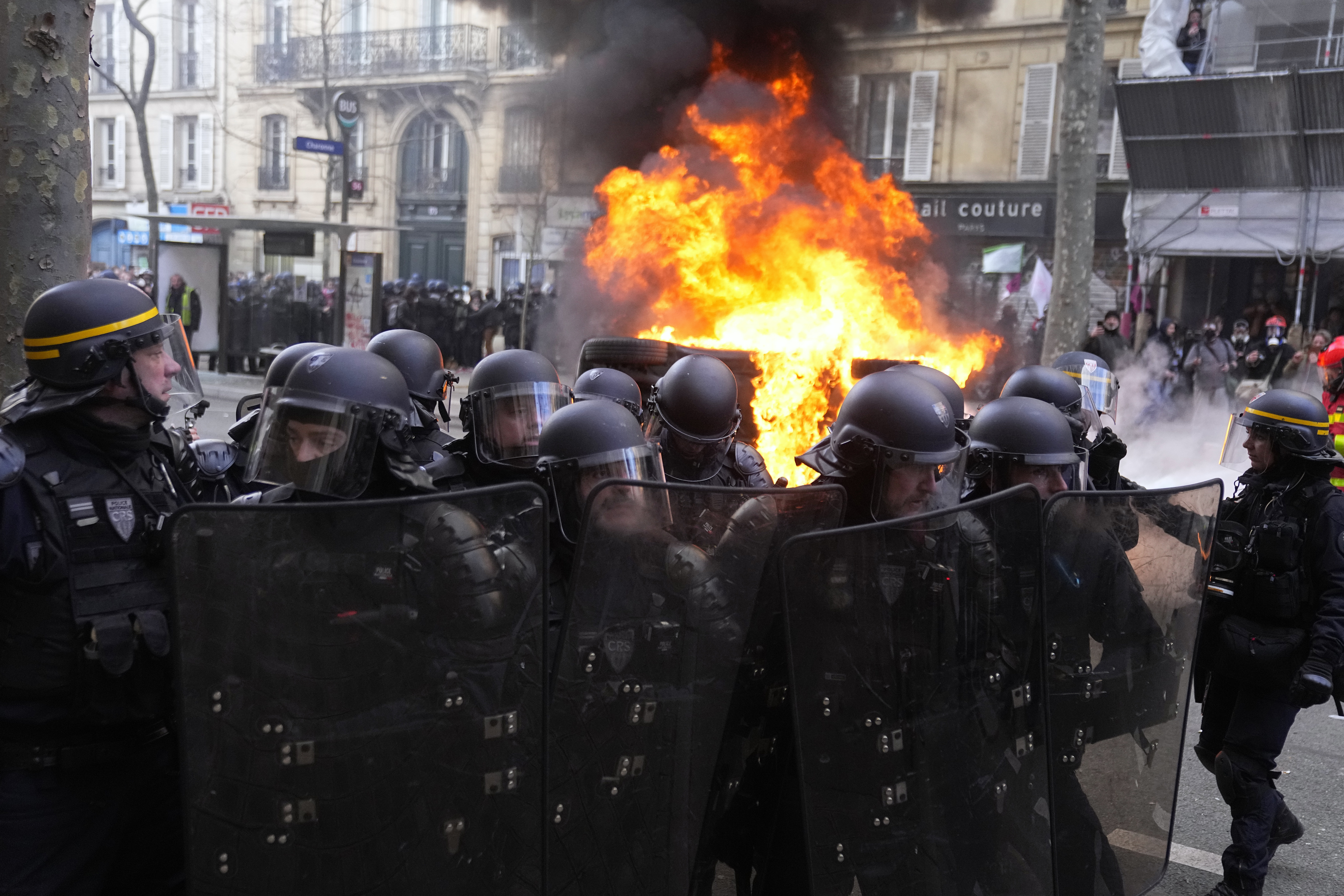 France Pension Protest