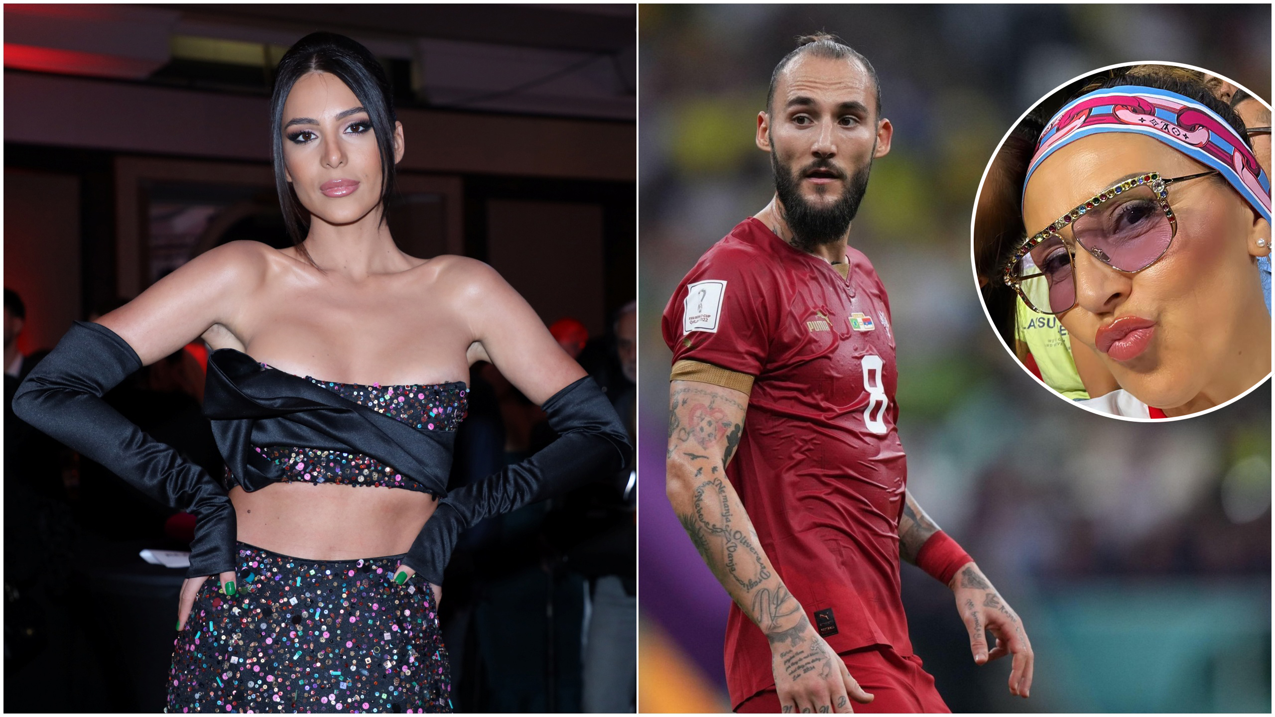 Anastasija Ražnatović, Nemanja Gudelj i Olivera Gudelj, kombo Foto: Mateja Stanisavljevic/ATAImages/PRESSINPHOTO SPORTS AGENCY / Alamy / Alamy / Profimedia/Instagram/oliveragudelj