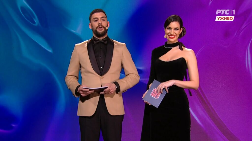 Milan Marić, Dragana Kosjerina, Pesma za Evroviziju, druga haljina, presvukla se