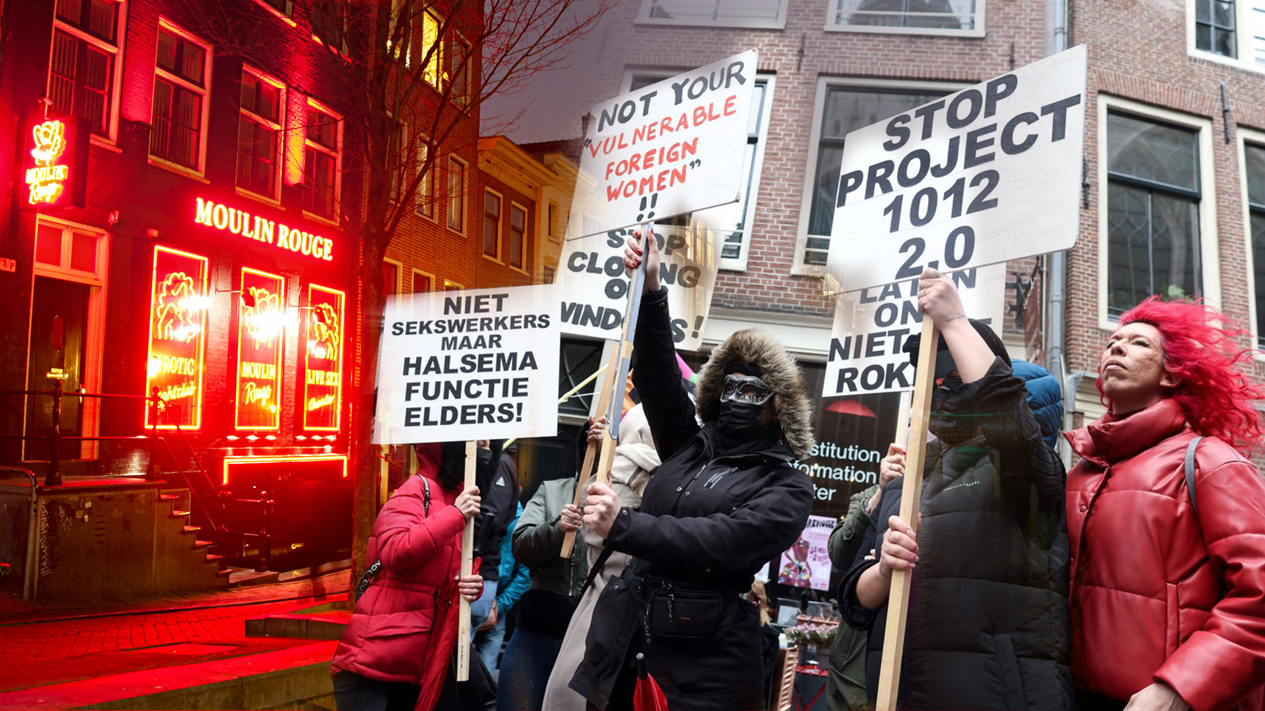 Štrajk seksualnih radnica, Amsterdam, ulica crvenih fenjera