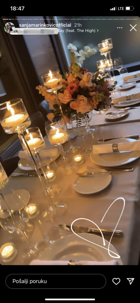 Sanja Marinković Foto: Instagram/sanjamarinkovicofficial