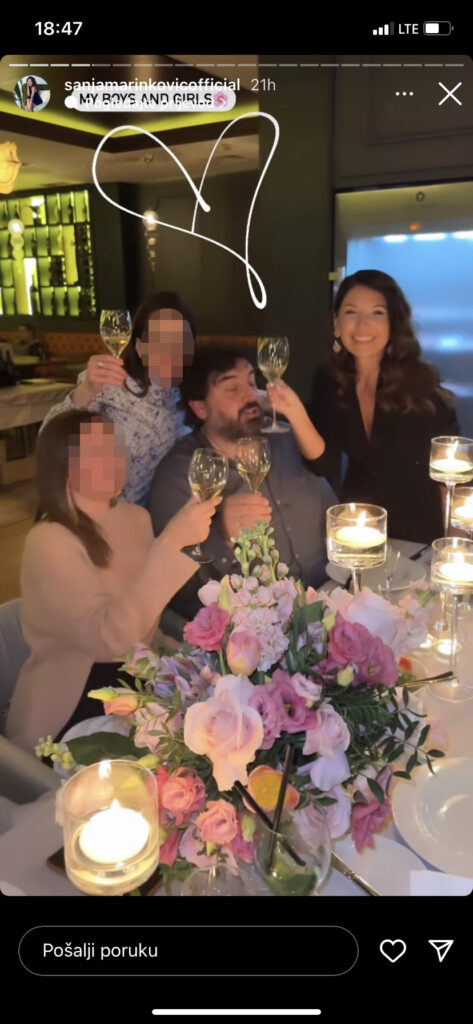 Sanja Marinković Foto: Instagram/sanjamarinkovicofficial