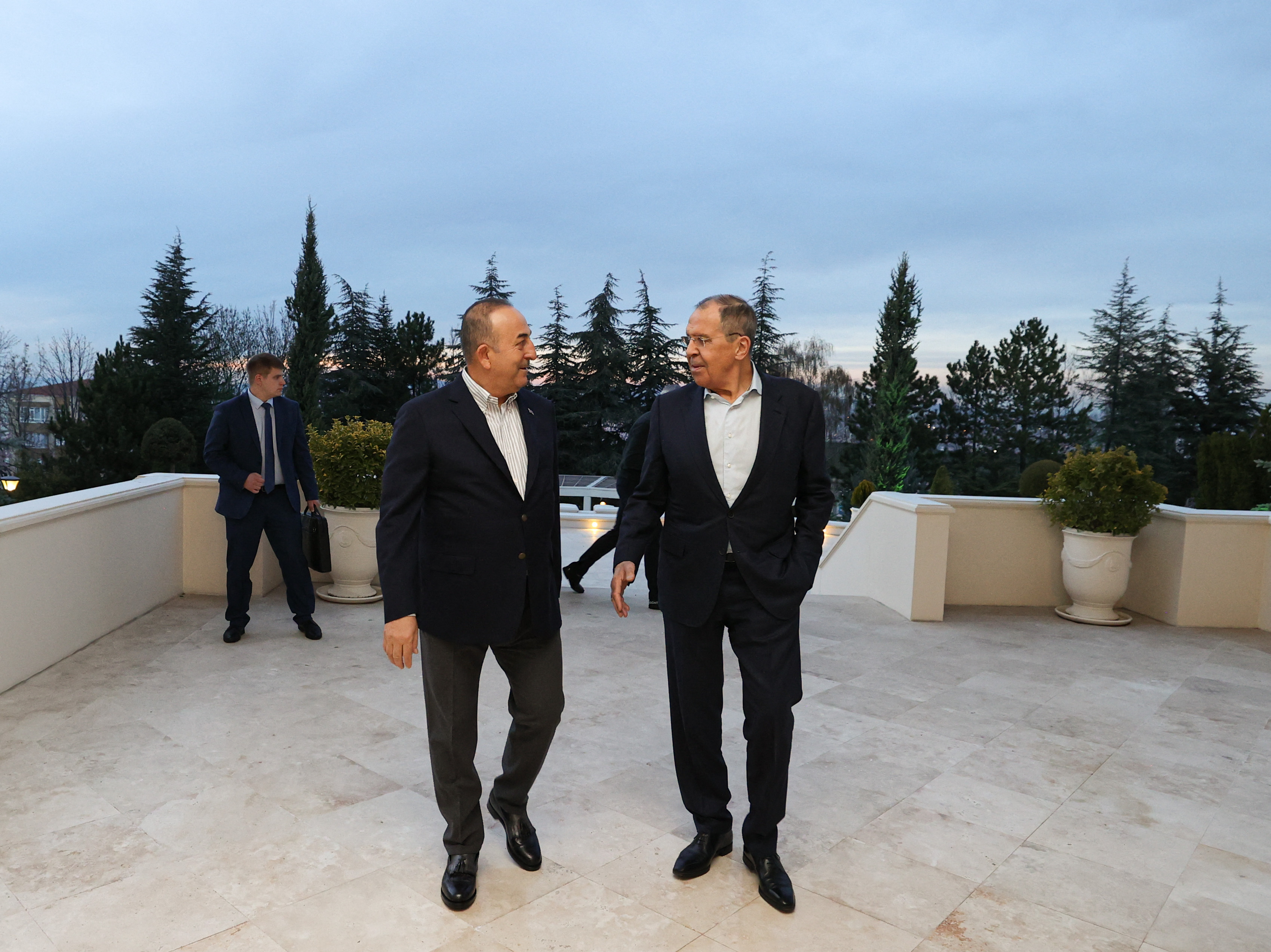 Cavusoglu-Lavrov meeting in Ankara