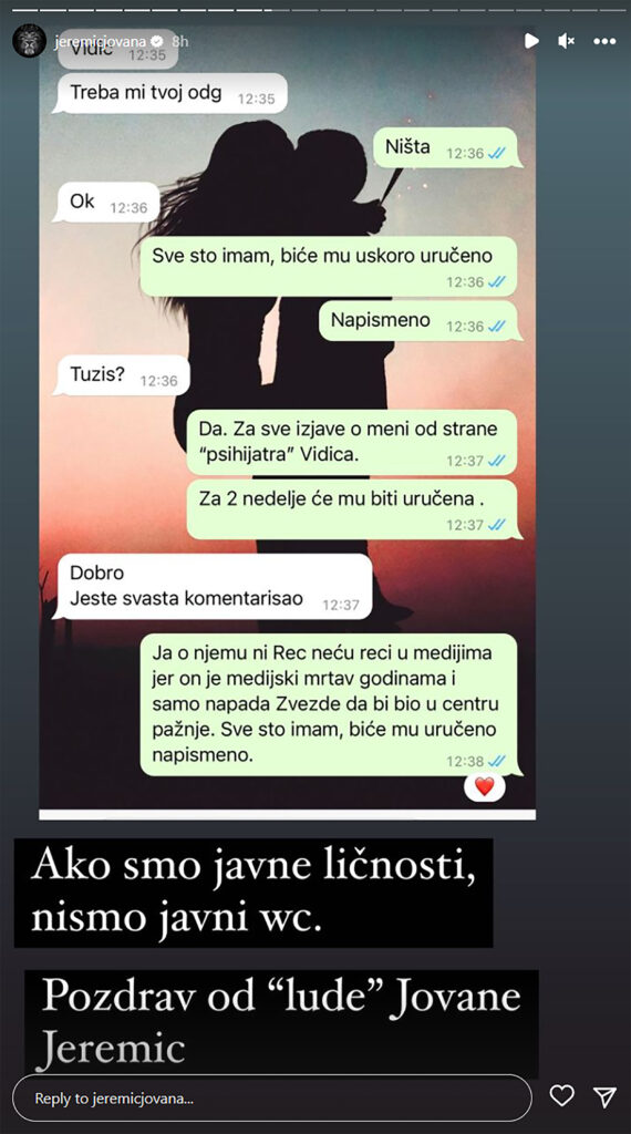 JOVANA JEREMIC TUZBA