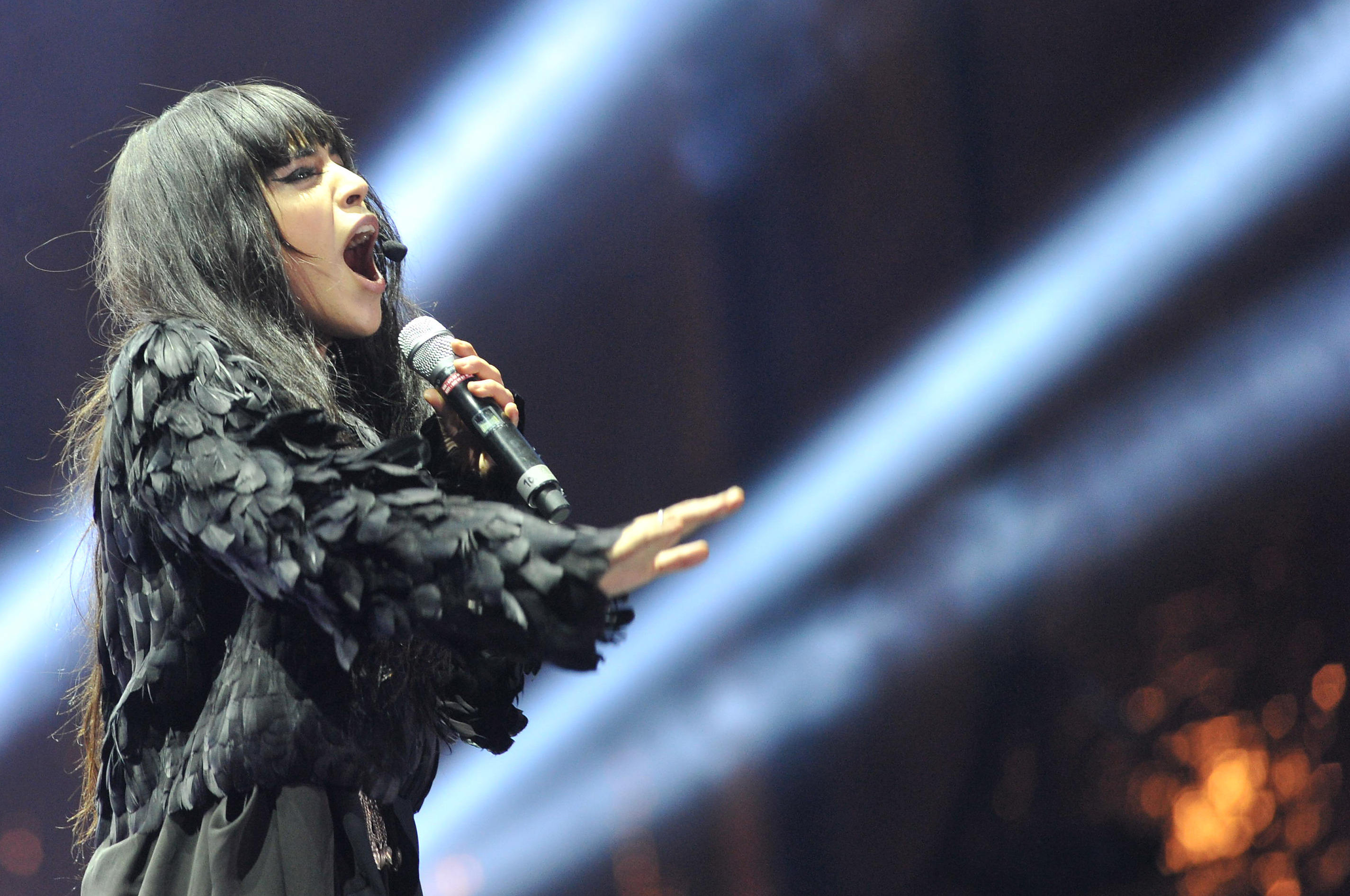Lorin, pevačica
epa03521505 Swedish singer Loreen performs during a New Year concert in Berlin, Germany, 31 December 2012.  EPA/PAUL ZINKEN