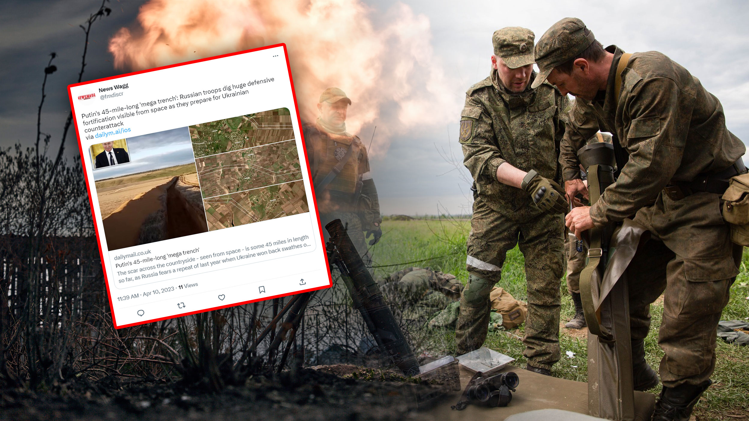 Twitter, Ruska vojska, Rat ukrajina