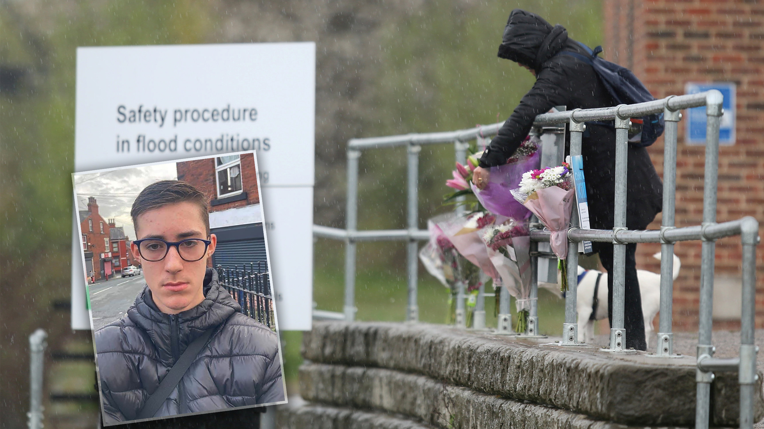 George Lund died after getting into difficulty in a canal over the Easter weekendThe scene where a 14-year-old boy has died after being recovered from a canal in Leeds over the Easter weekend.  The River Aire in Hunslet, Leeds, Yorkshire.