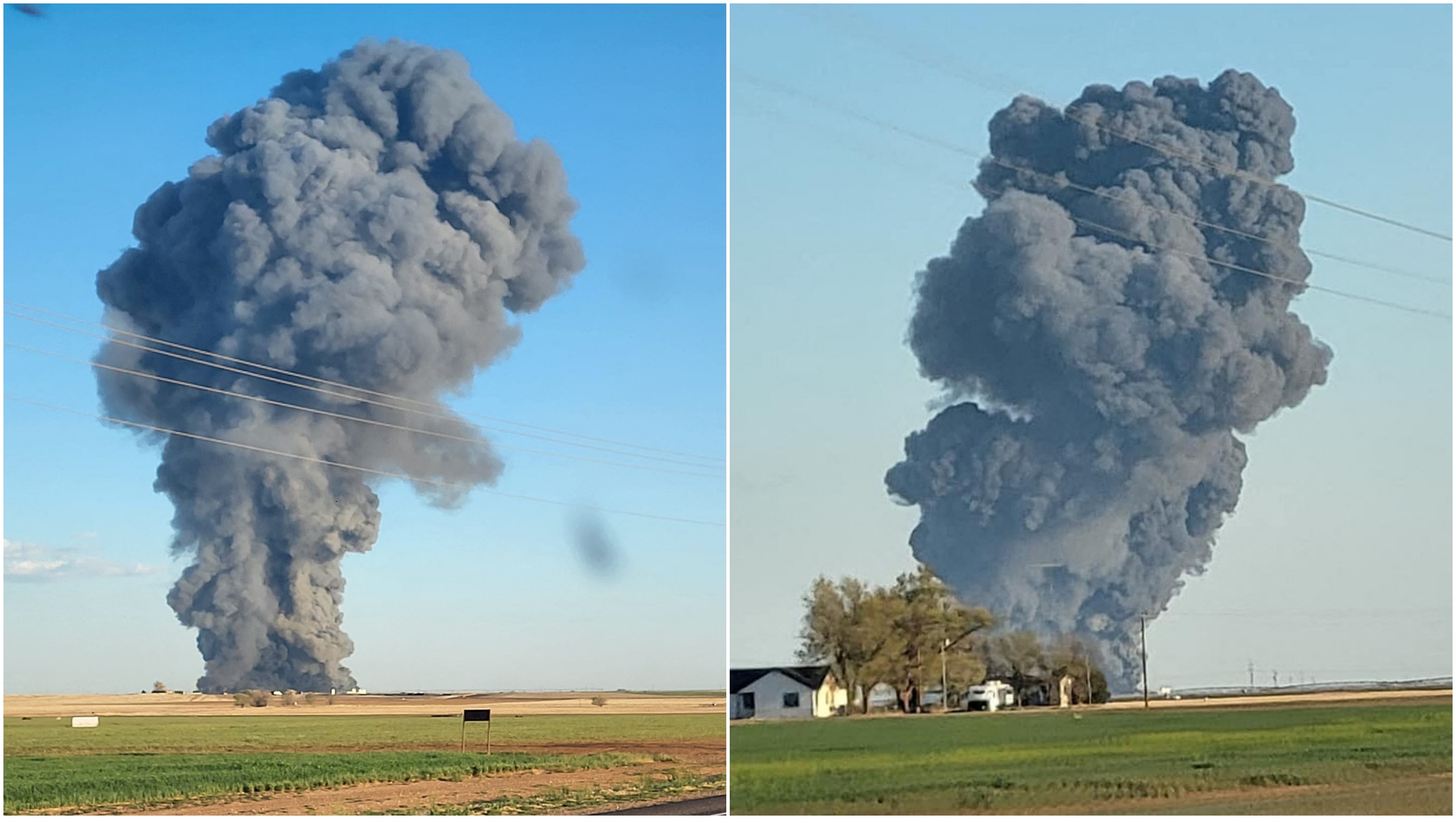 Teksas, eksplozija, kombo Foto: Castro County Emergency Management/Local News X/TMX/via REUTERS