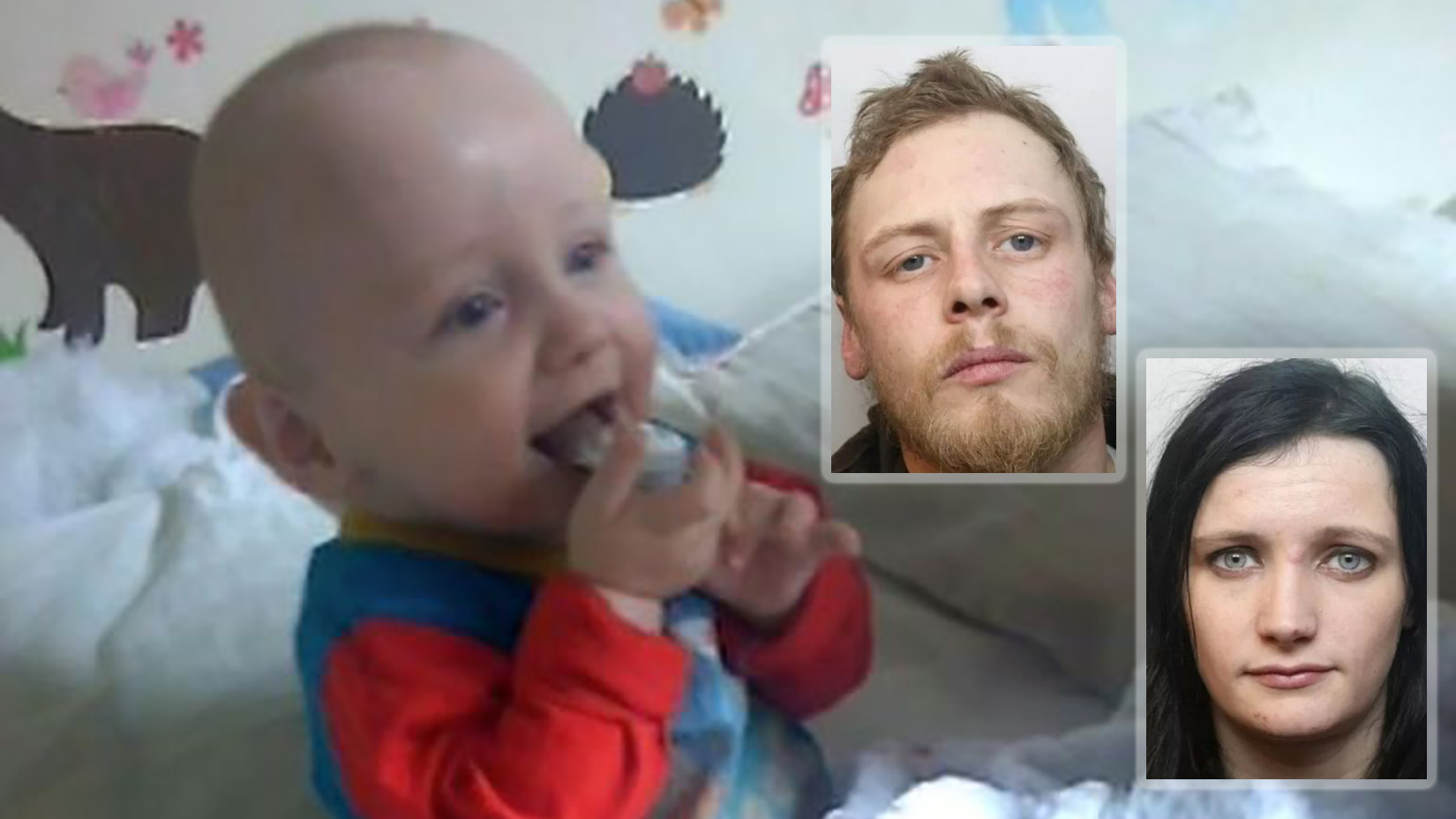 Finley Boden, ubijeno dete, Stephen Boden, Shannon Marsden, roditelji ubice, kombo Foto: Derbyshire Police
