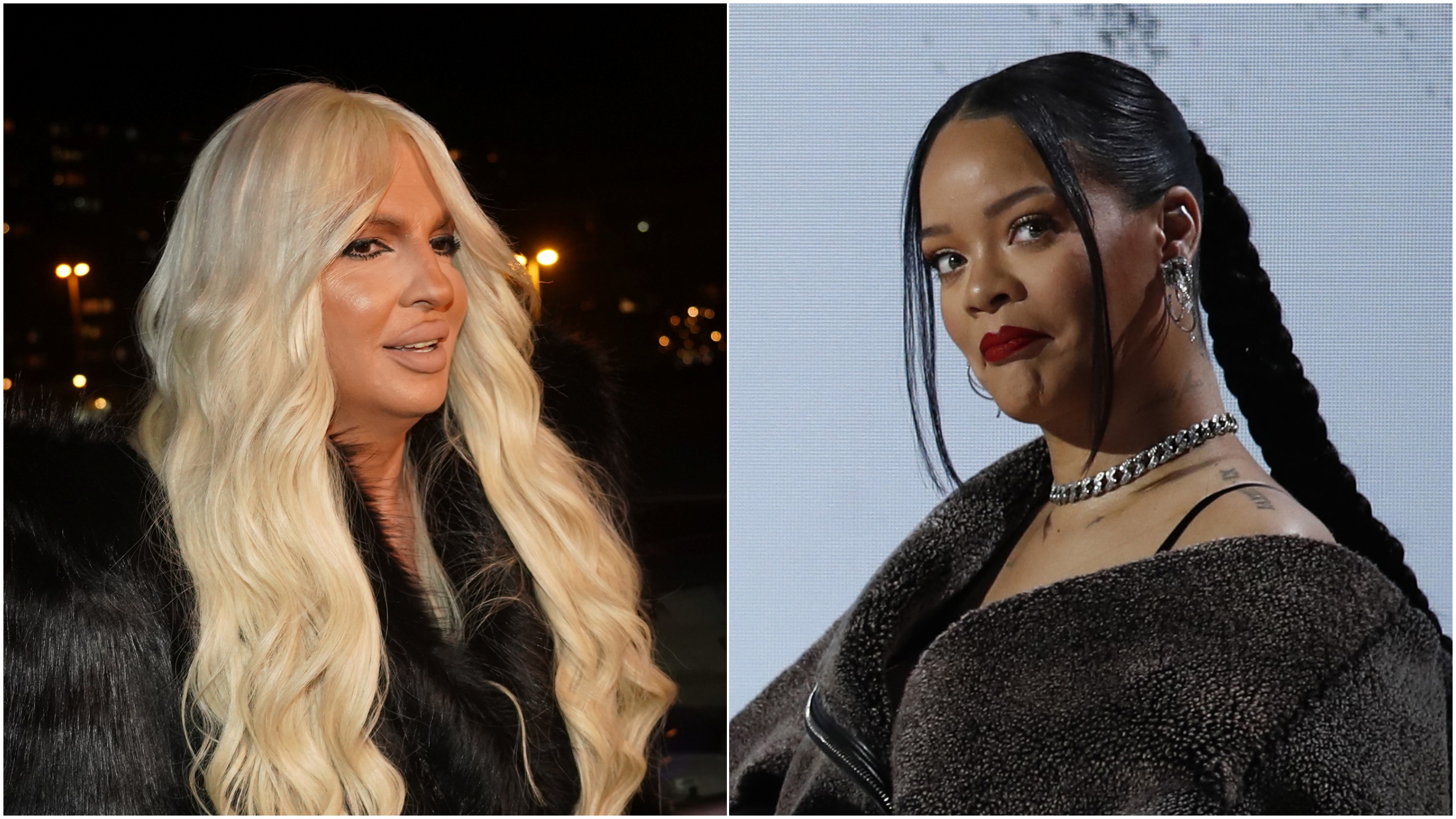 Jelena Karleuša i Rijana, kombo Foto: Antonio Ahel/ATAImages/EPA-EFE/CAROLINE BREHMAN