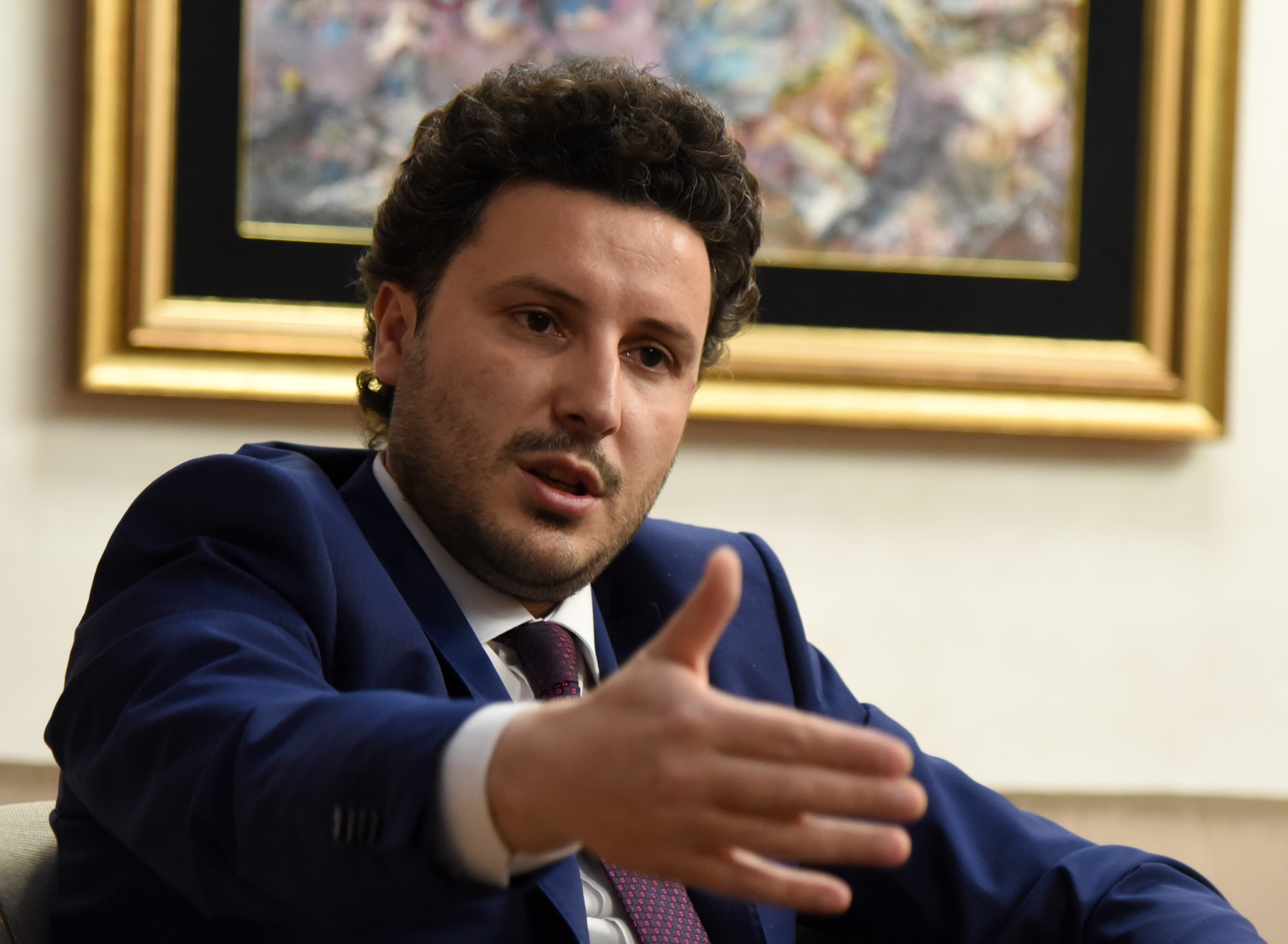 Podogorica 01.06.2022. Dritan Abazović, intervju Foto: Nova.rs