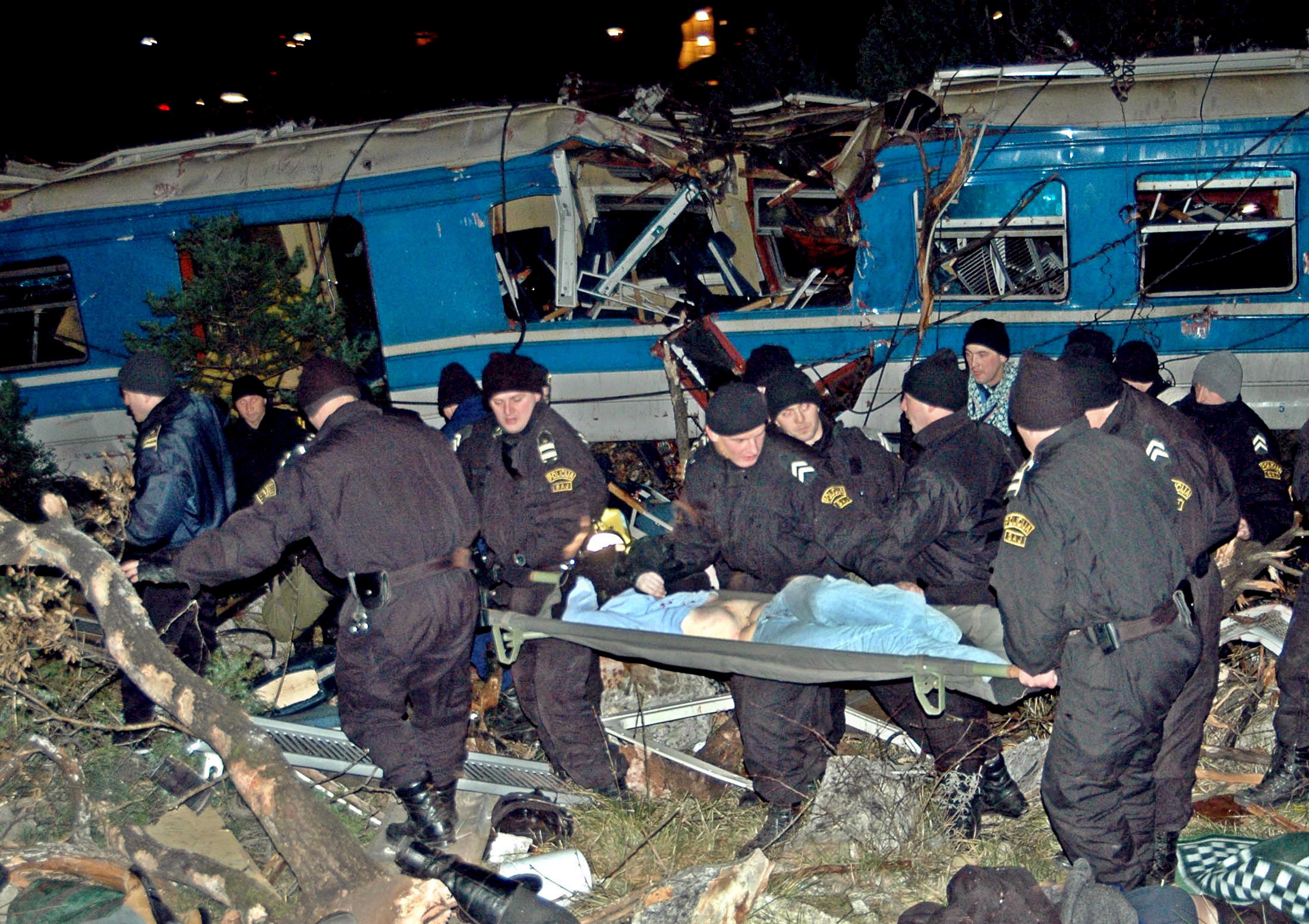 SERBIA AND MONTENEGRO - TRAIN CRASH