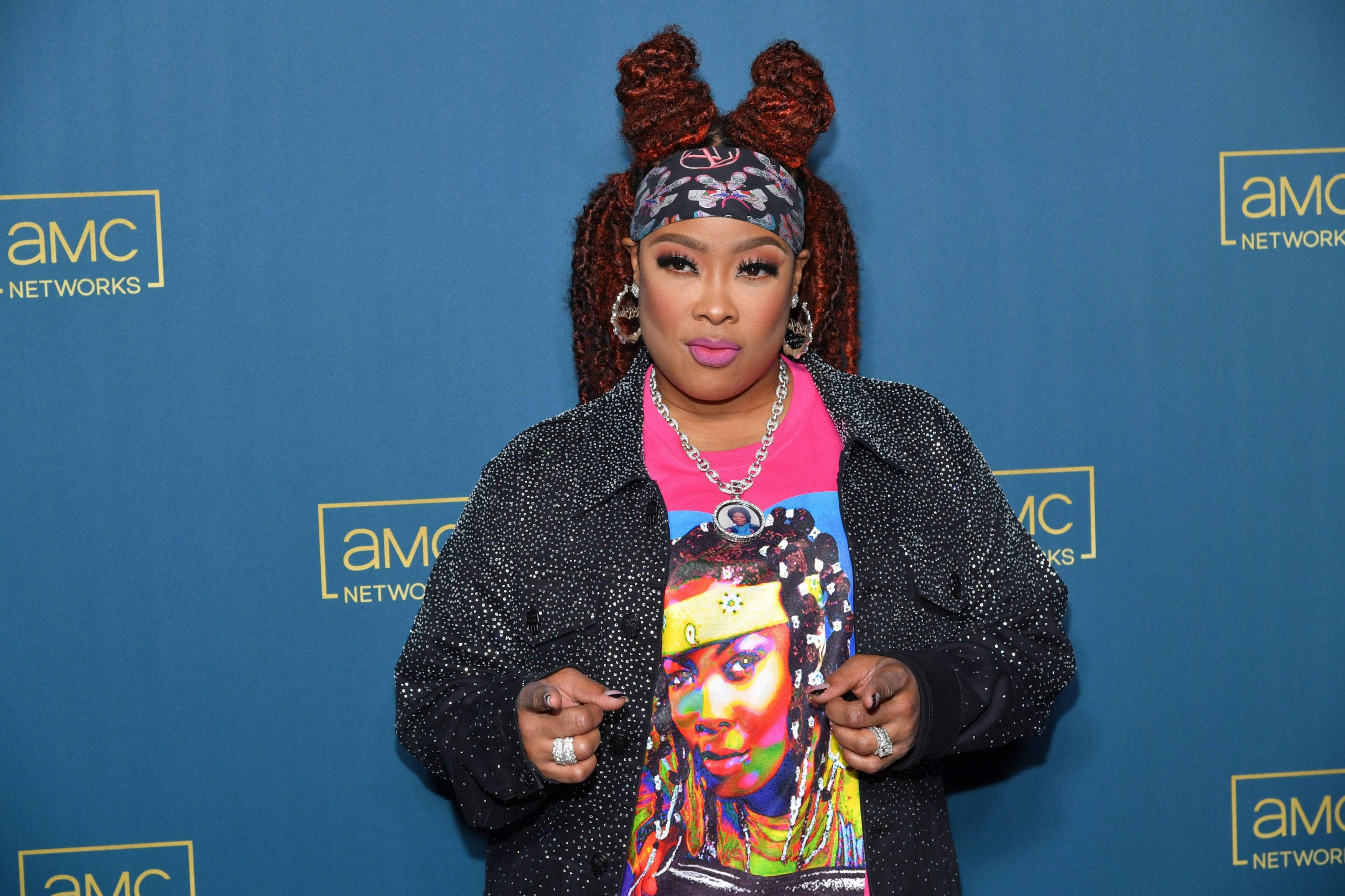 Da Brat attends AMC Networks' 2022 Upfront at PEAK at Hudson Yards on April 06, 2022 in New York.