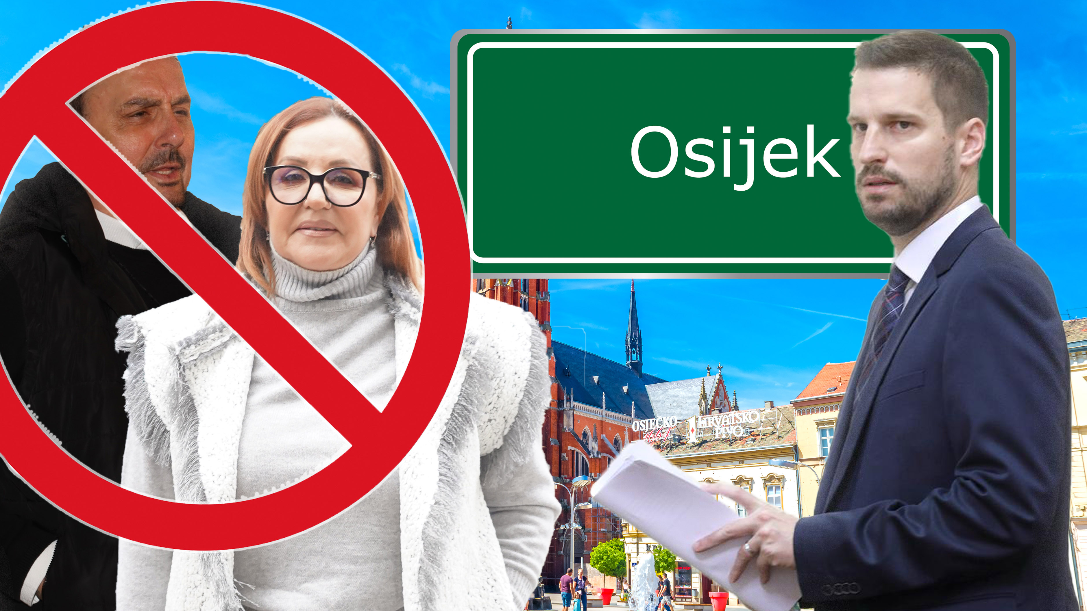 Osijek, Dragan Kojić Keba, Ana Bekuta, Ivan Radić, kombo Foto: Shutterstock/Zdravko T/Marija Mladjen/Antonio Ahel/ATAImages/Patrik Macek/PIXSELL