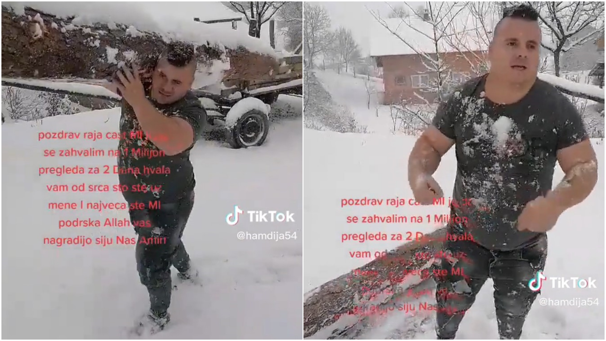 Bosanski Hulk Foto: Printscreen/TikTok/hamdija54