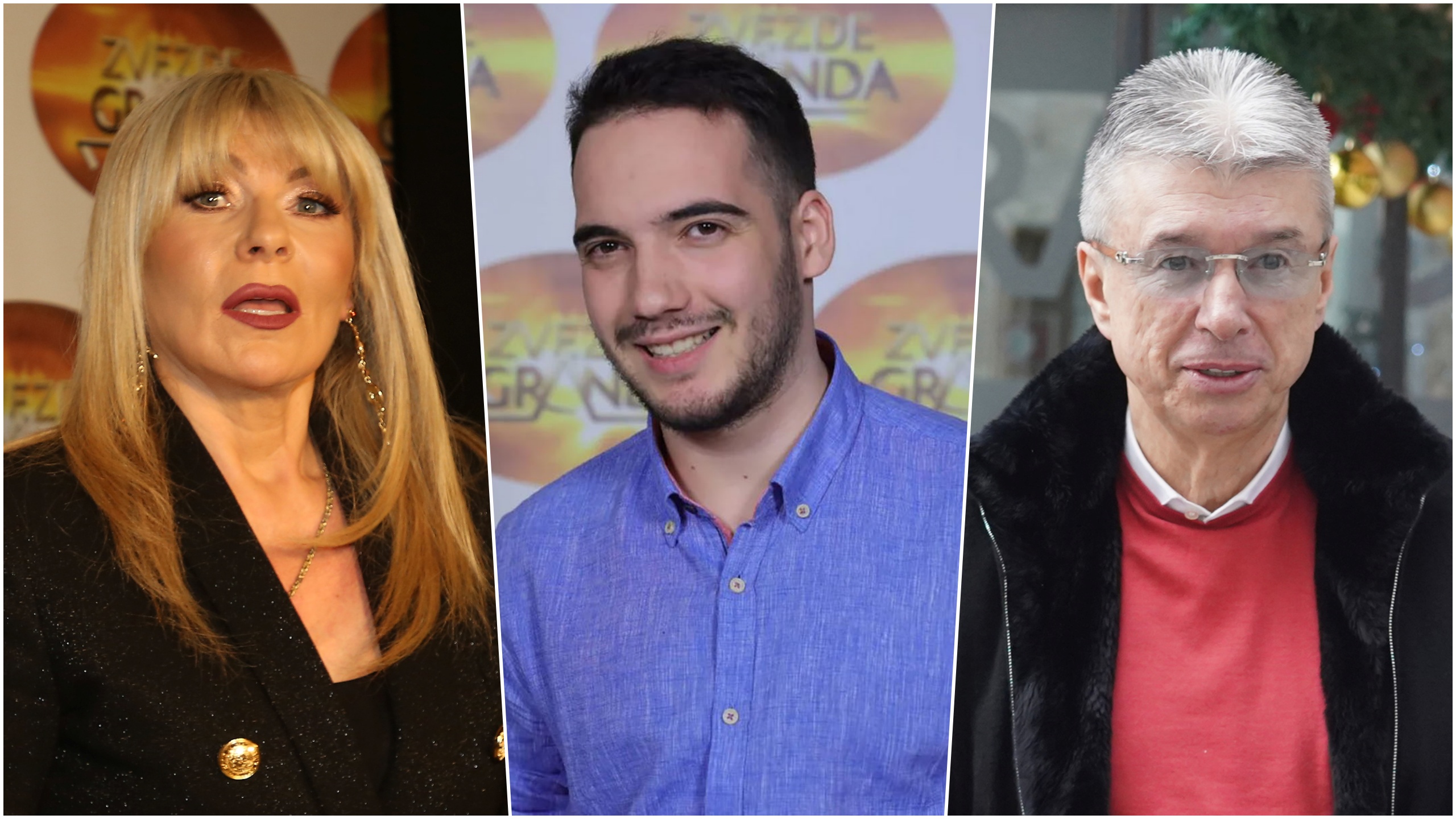 Suzana Jovanvić, Dušan Vukadinović i Saša Popović, kombo Foto: Antonio Ahel/ATAImages/Zvezde Granda