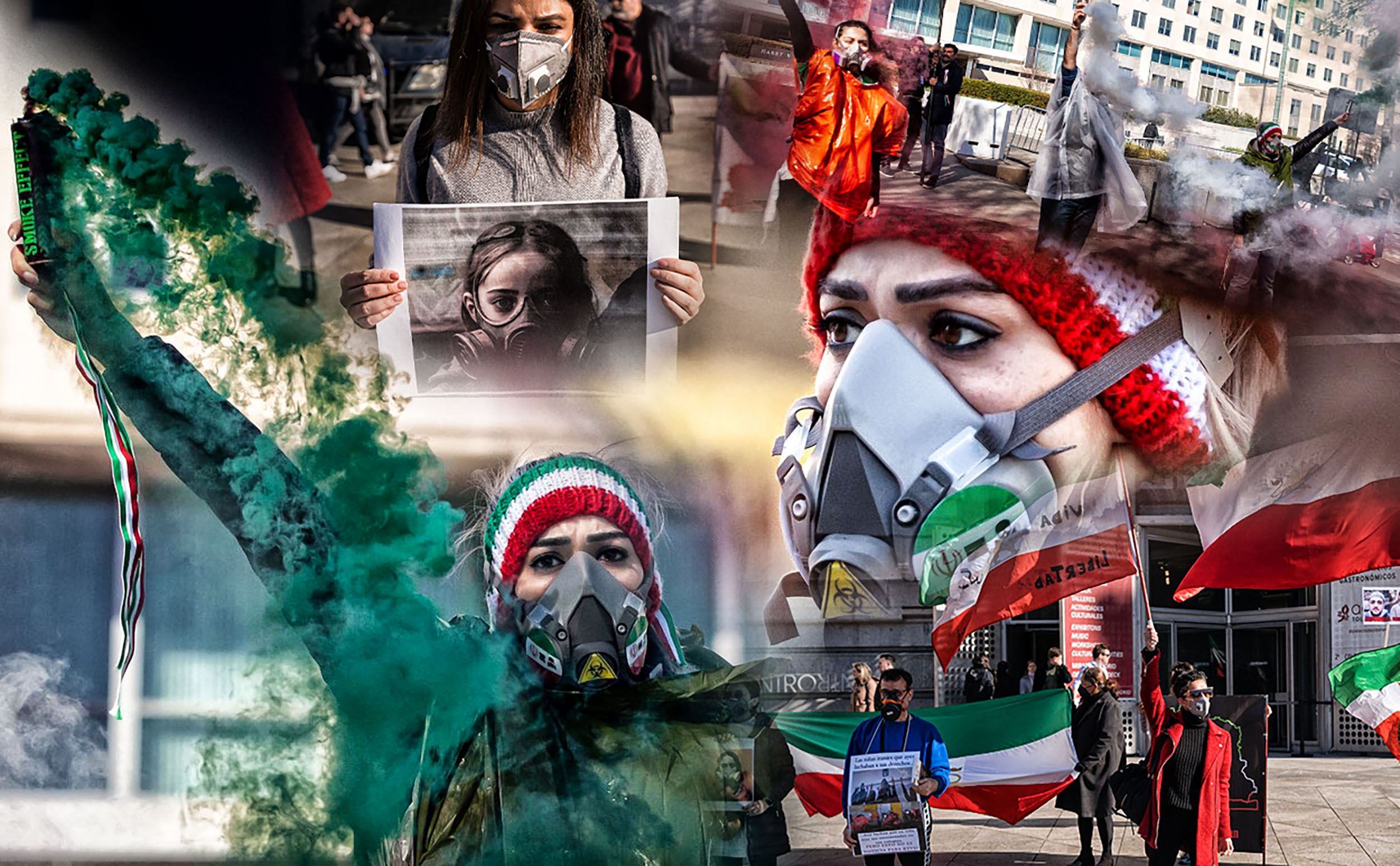 Protest against poisonings and the nuclear deal with Iran, Washington, United States - 04 Mar 2023