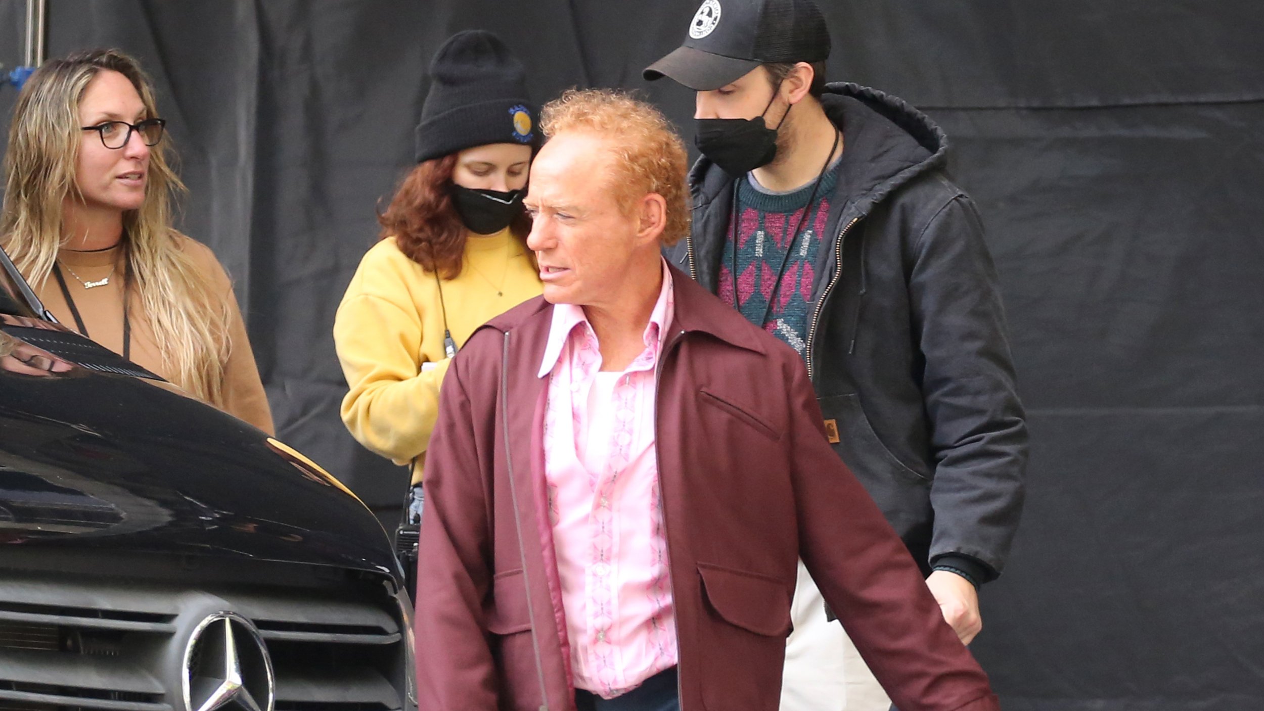 EXCLUSIVE: Robert Downey Jr is Virtually Unrecognizable as He is Spotted on Set of The Sympathizer in Los Angeles.