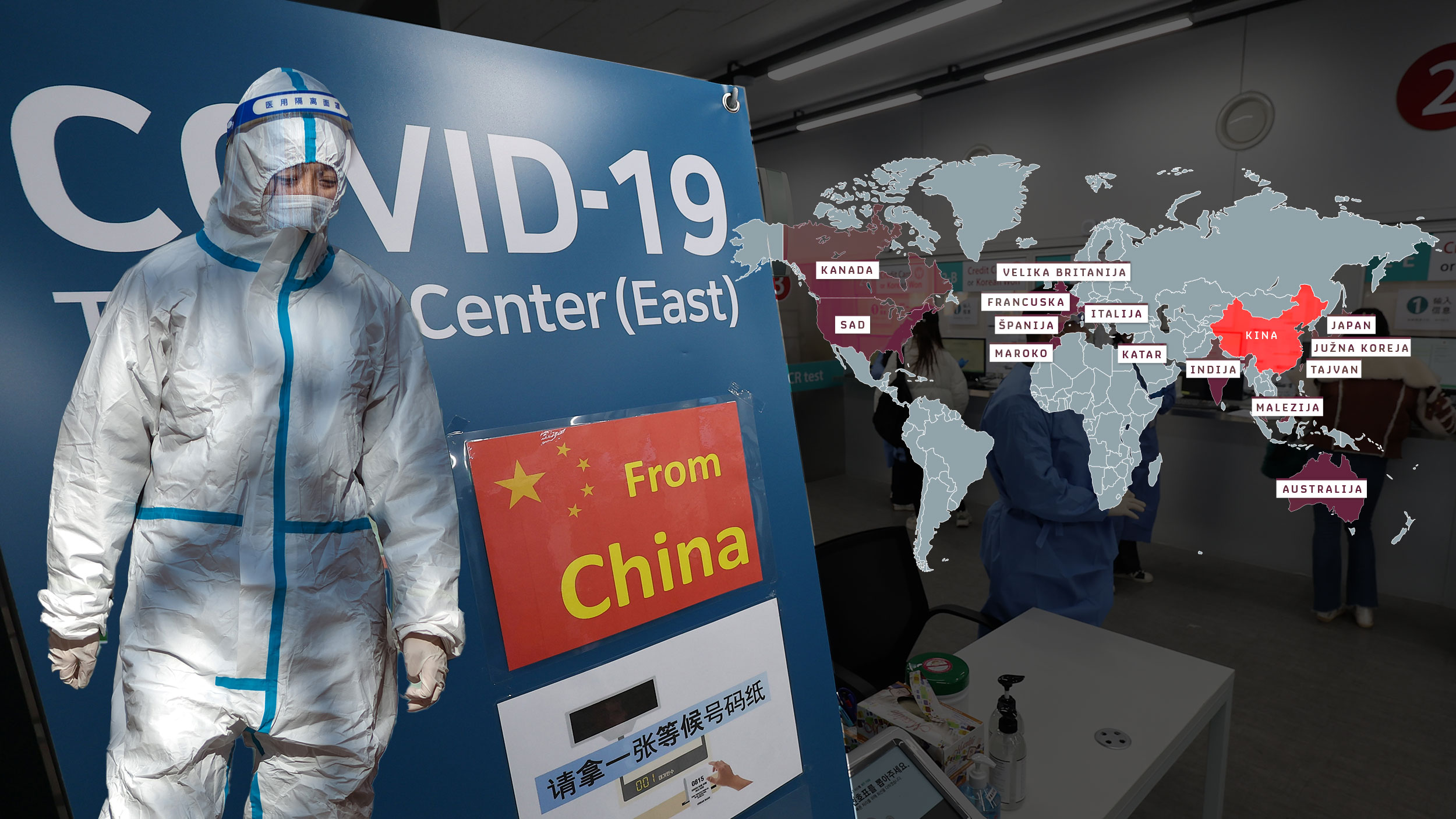 Koronavirus, Kina, zemlje koje su uvele ogrnaničenja putnicima iz Kine zbog koronavirusa