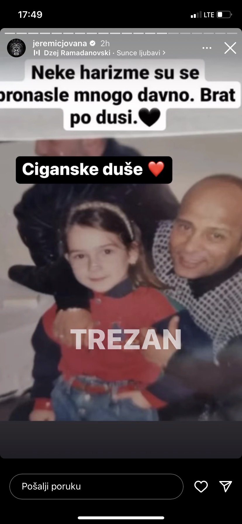 Jovana Jeremić, Džej Ramadanovski Foto: Instagram/jeremicjovana
