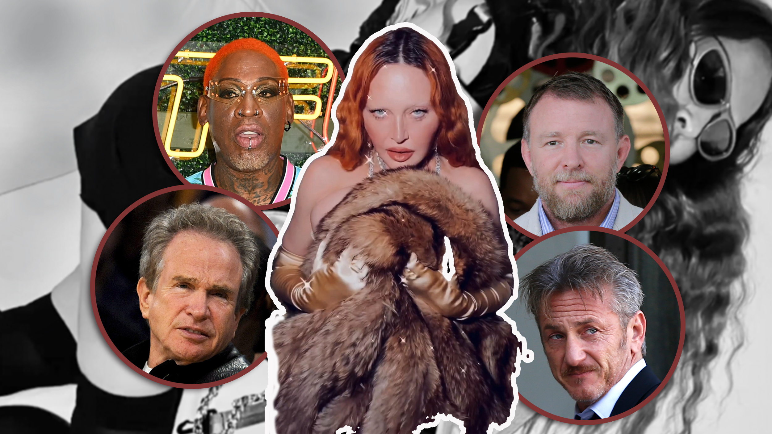 Madona, što razgolićenija i sluđenija, a oko nje: Šon Pen, Voren Biti, Denis Rodman, Gaj Riči