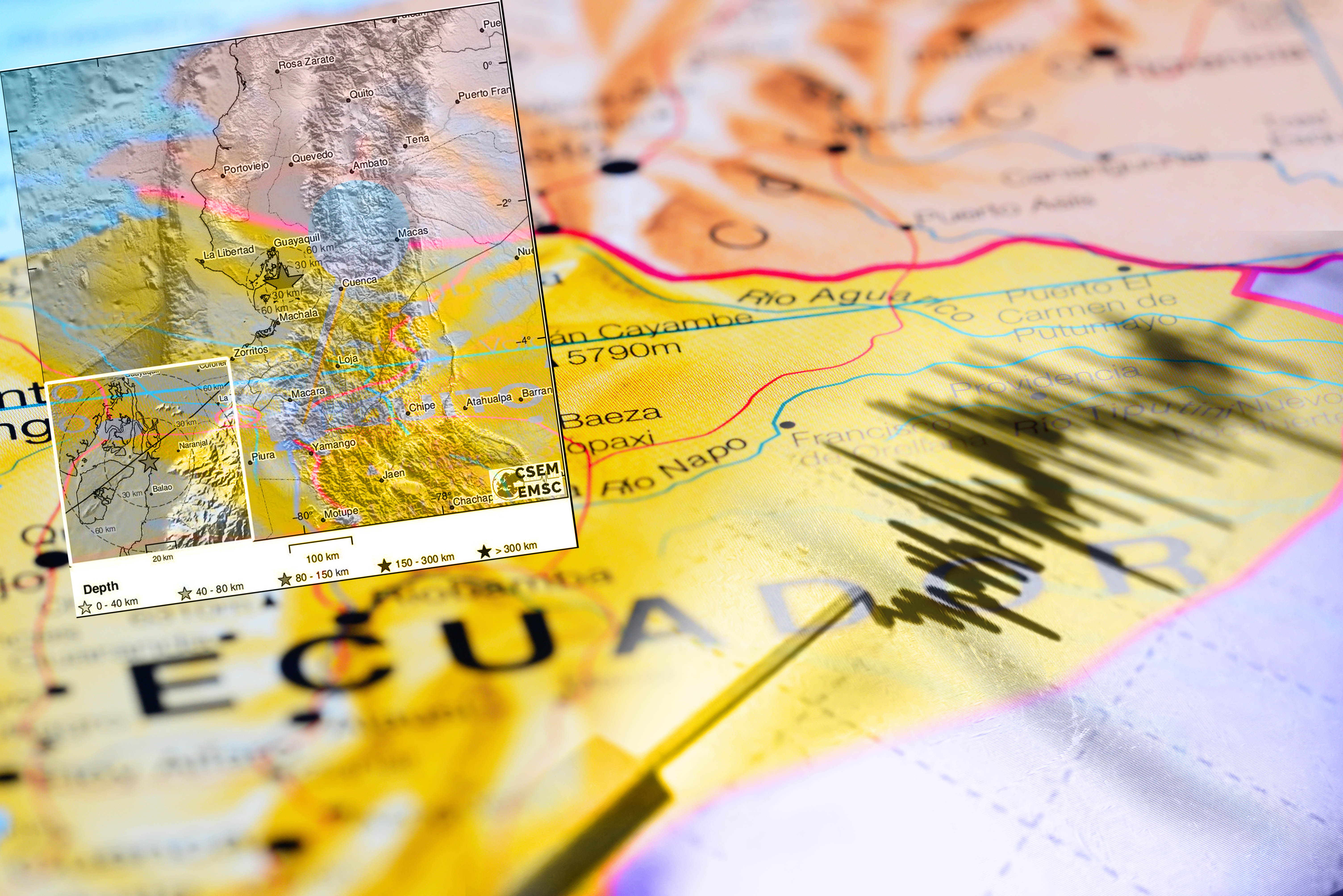 Quito,Pinned,On,A,Map,Of,America