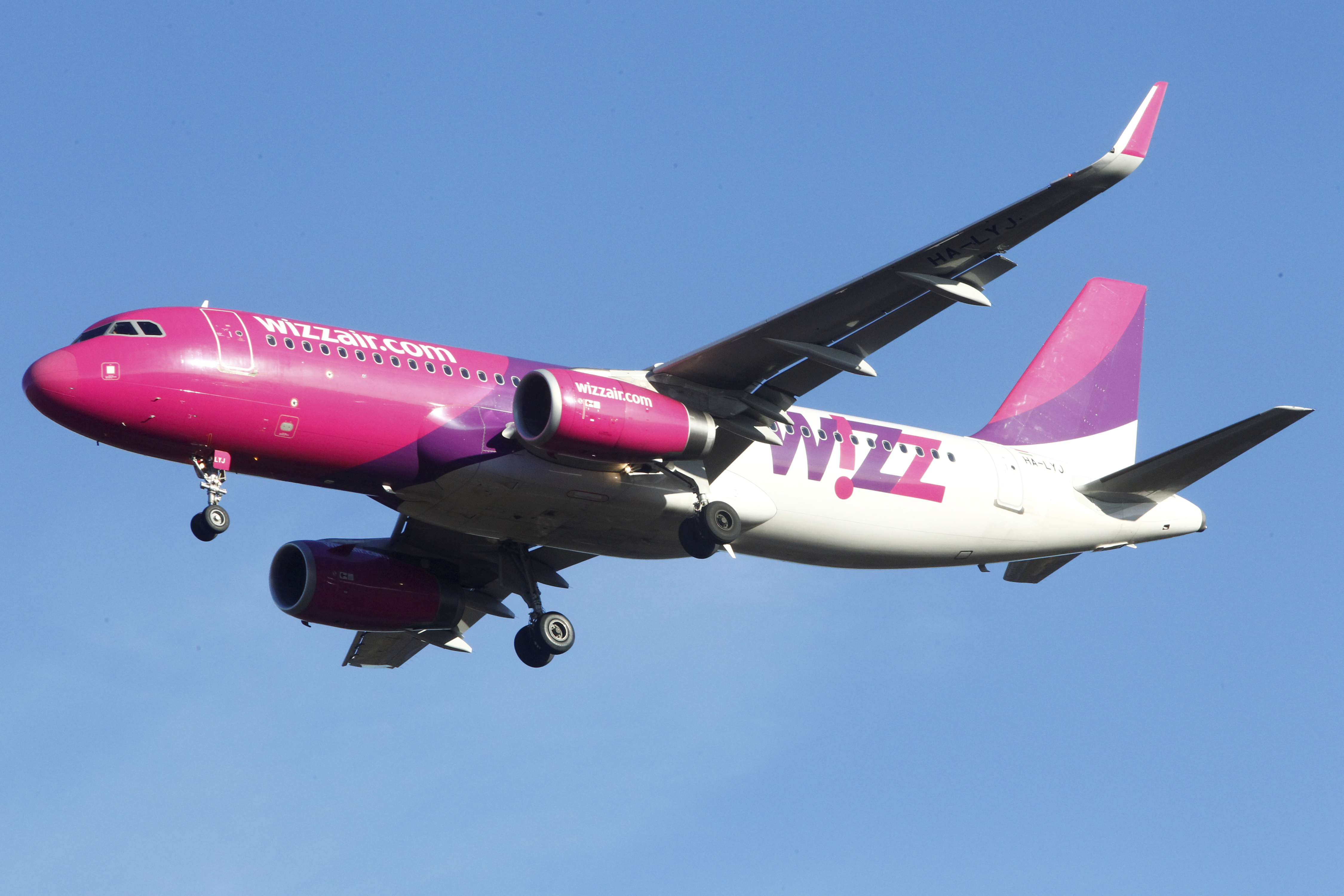 Air traffic over Riga