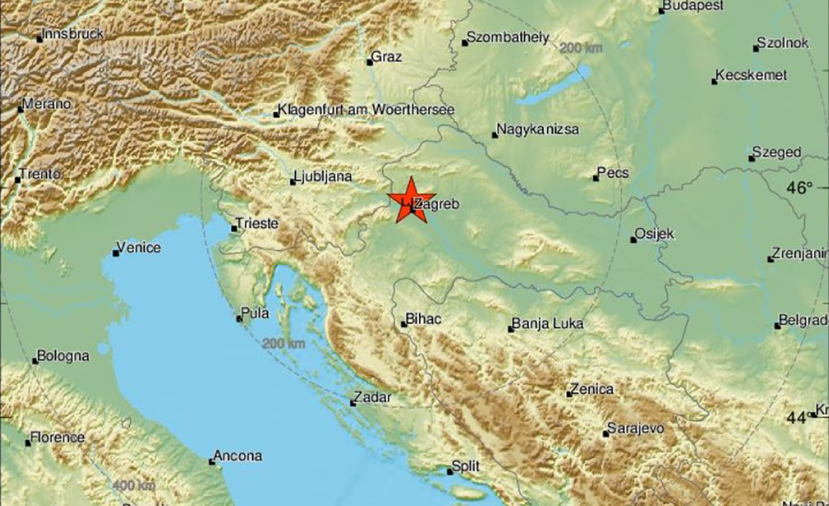 zagreb zemljotres foto EMSC-Csem