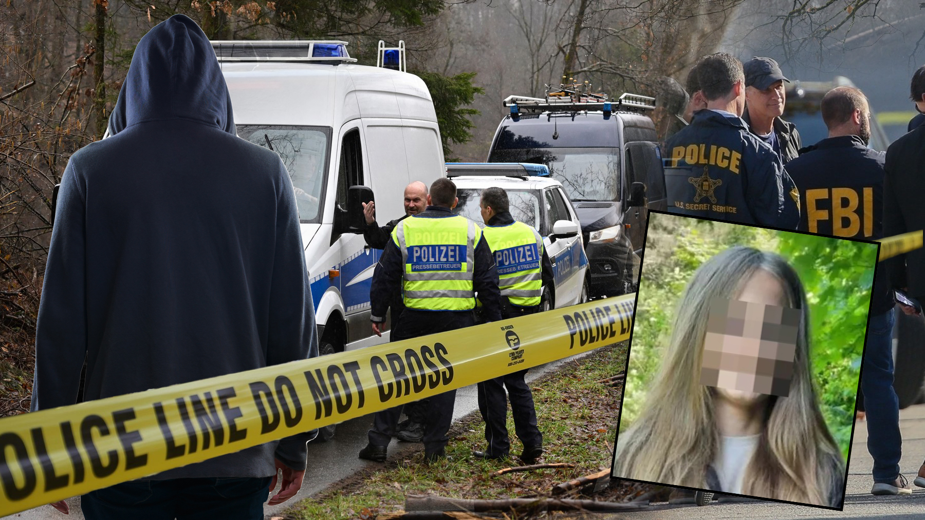 Tinejdžeri ubice, deca ubice, policija, nemačka policija, američka policija, Luiza F. kombo Foto: ROBERTO PFEIL / AFP / Flightrisk / BACKGRID / Backgrid USA / Derek Shook / BACKGRID / Backgrid USA / Profimedia/Shutterstock/Polizei