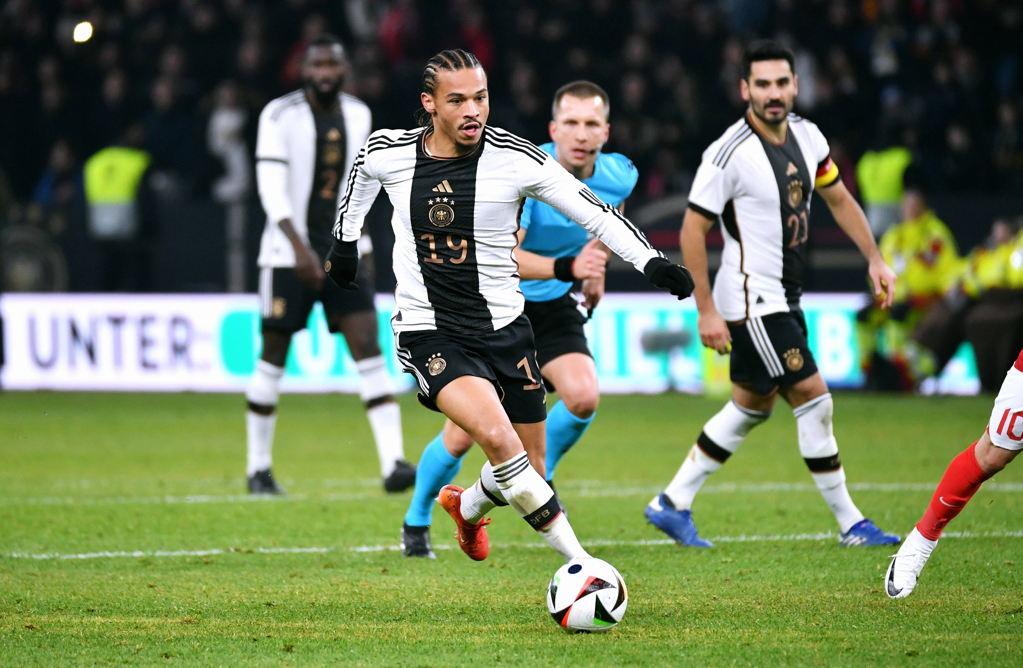Fussball, Herren, Deutschland, Nationalmannschaft, Länderspiel, Olympiastadion Berlin: Deutschland - Türkei 2:3; Leroy S