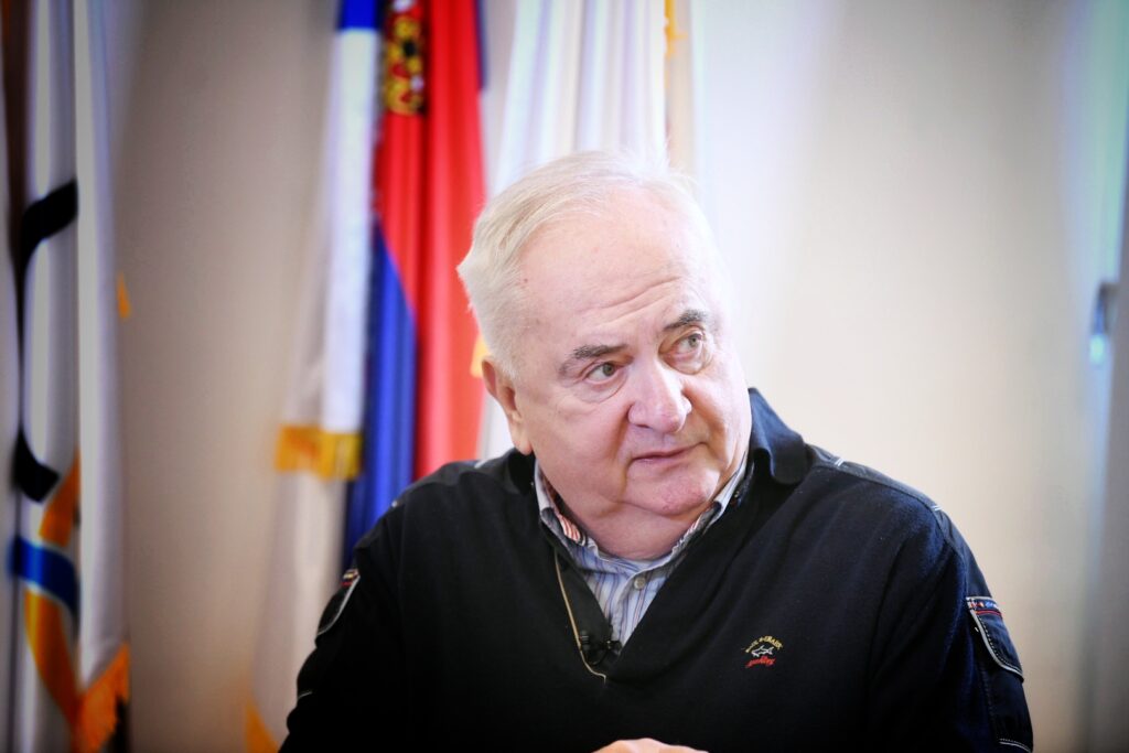 Beograd 04. april 2023. Božidar Boža Maljković. predsednik Olimpijskog komiteta intervju Foto:Vesna Lalić/Nova.rs