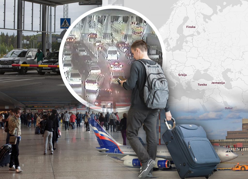 Rusi, Granice, Rusi beže,