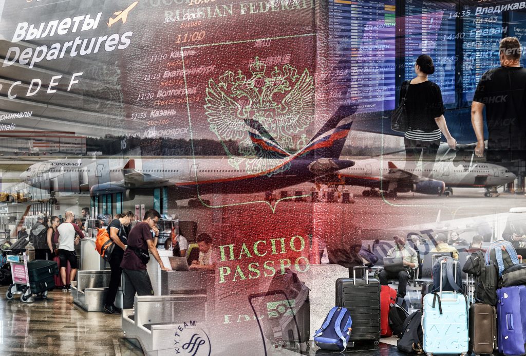 Russian passports rusija aerodrom putnici beze iz zemlje