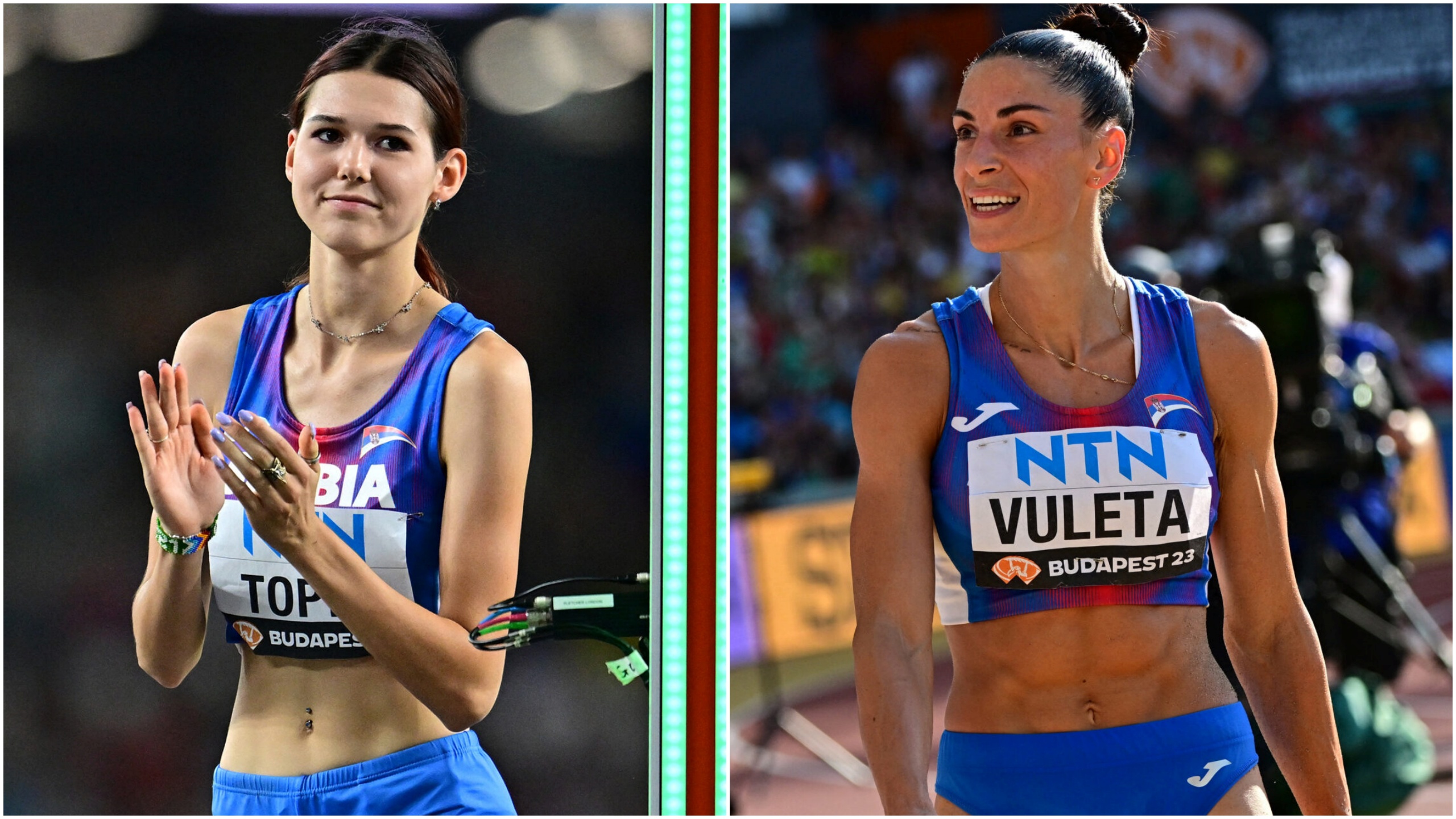 Angelina Topić i Ivana Vuleta, kombo Foto: REUTERS/Marton Monus