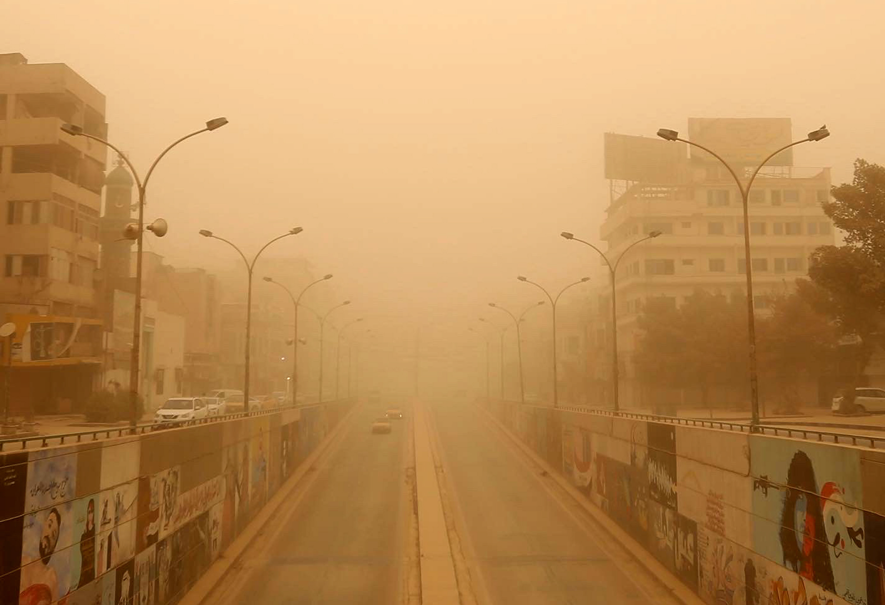 Sandstorm in Baghdad