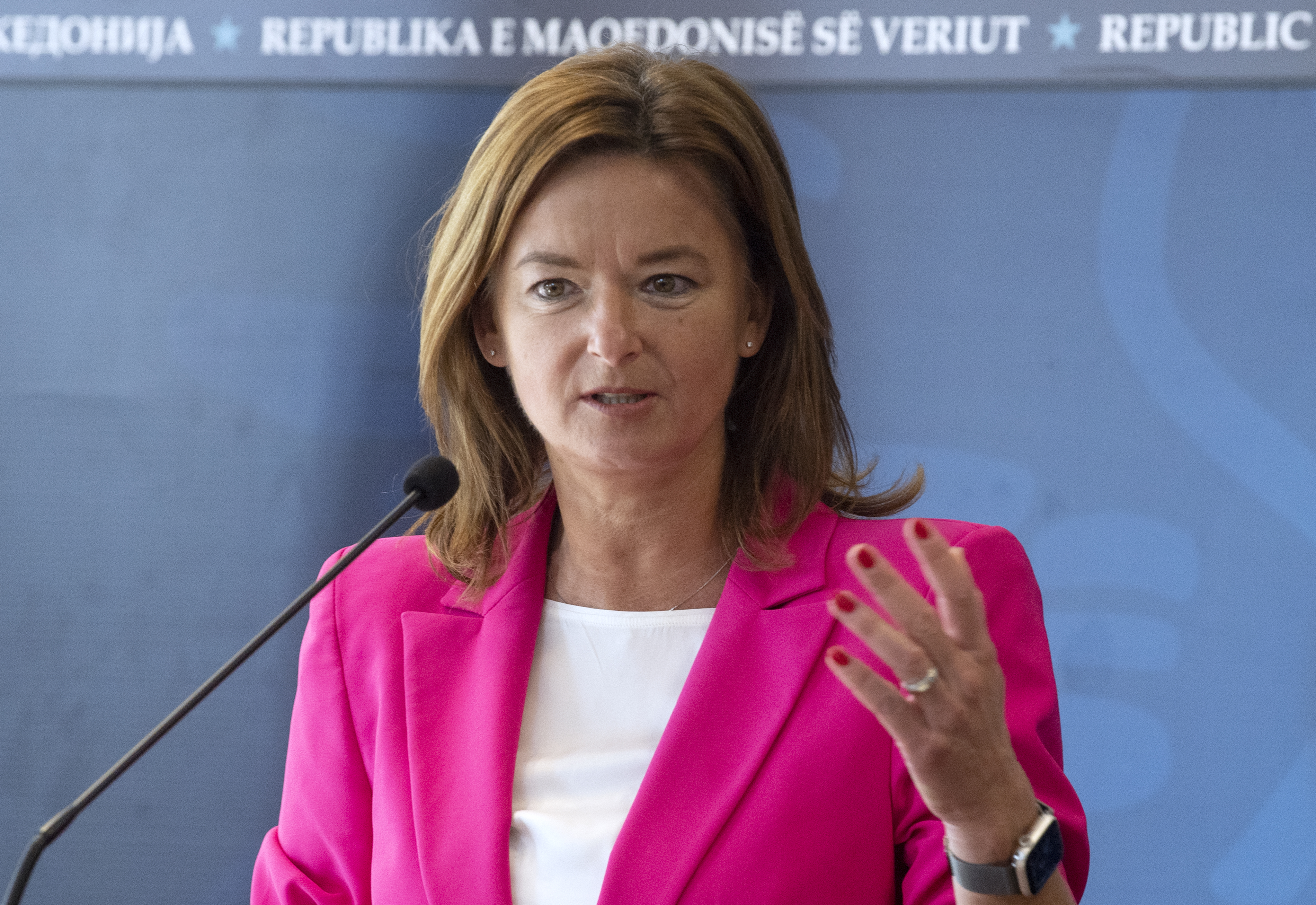 Slovenian Foreign Minister Tanja Fajon in official visit to North Macedonia