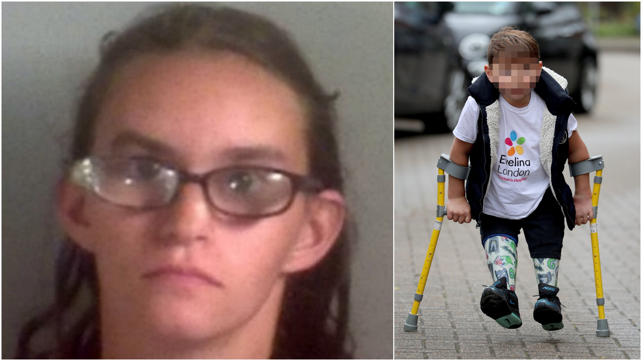 Jody Simpson, zlostavljačica, Tony Hudgell, dete, kombo Foto: Kent Police / SWNS / SWNS / Gareth Fuller / PA Images / Profimedia