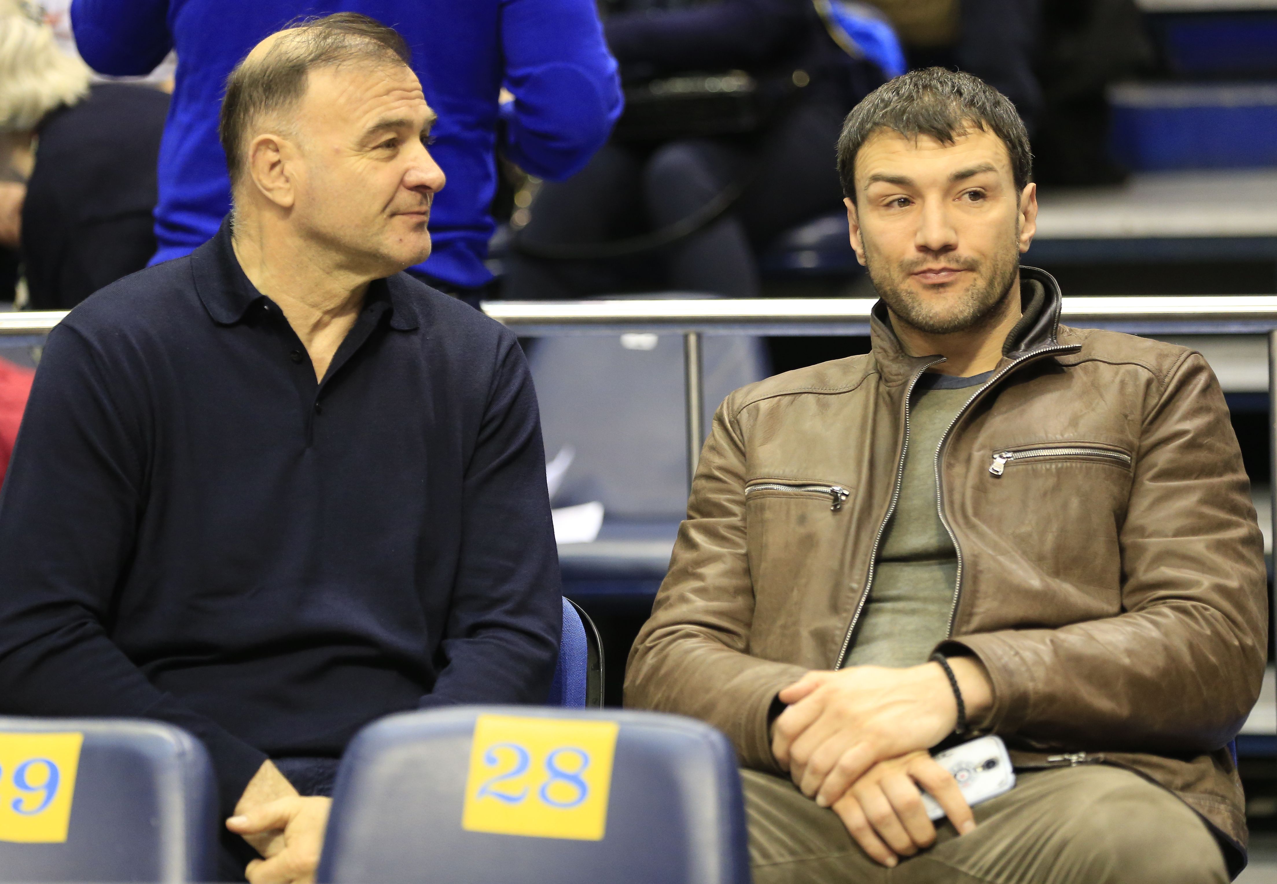 Kosarka season 2014-2015
Partizan-Grobari za nas-Revijalni Mec
Momcilo Mandic (L) and Vlada Mandic (R)
Beograd, 11.03.2015.
foto: Srdjan Stevanovic/Starsportphoto©