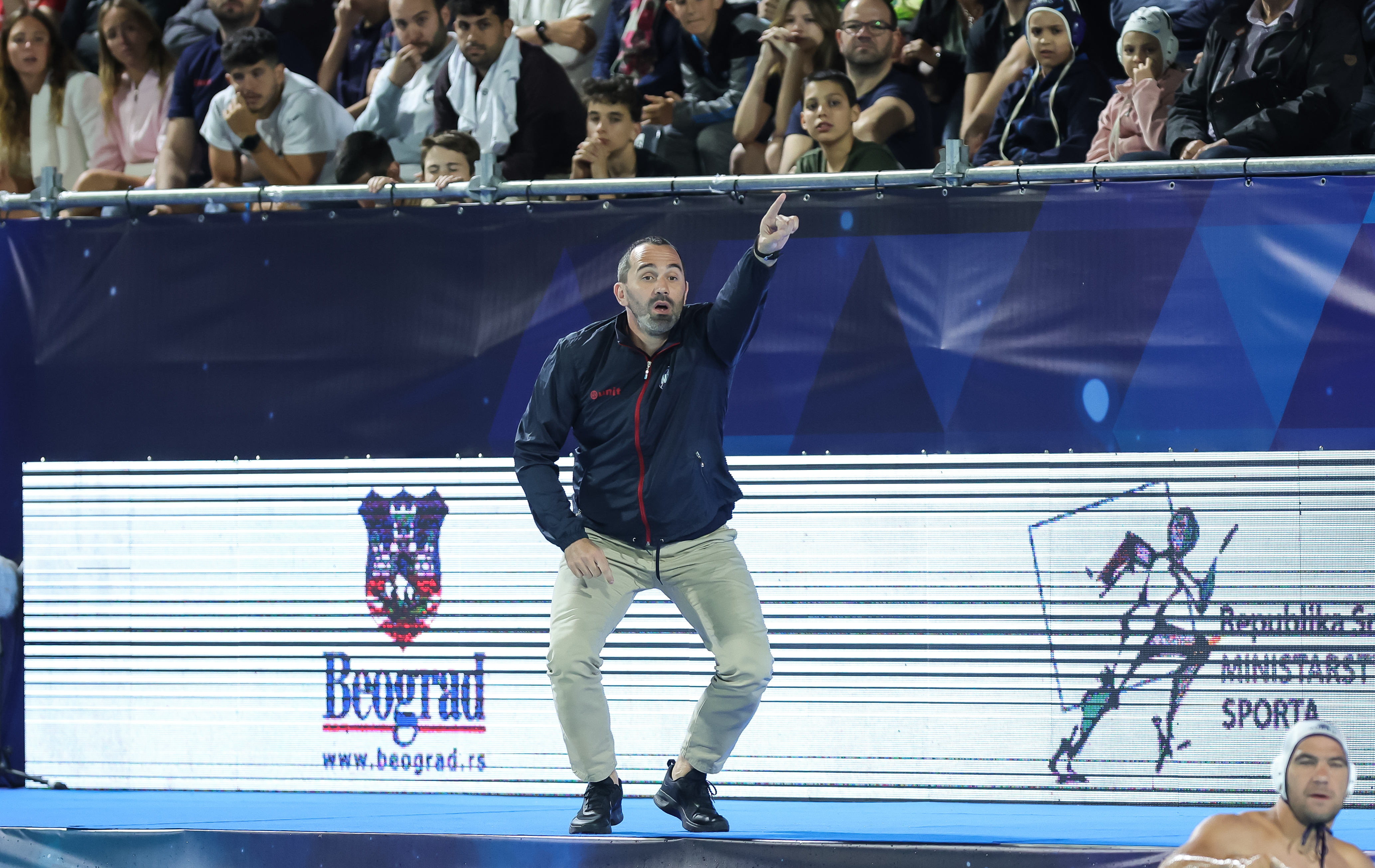 during the LEN Water Polo Champions League Gold medal Final match between VK Novi Beograd and Pro Recco in Belgrade, Serbia, 03 June 2023. (Photo by Pedja Milosavljevic/Starsport.rs ©)