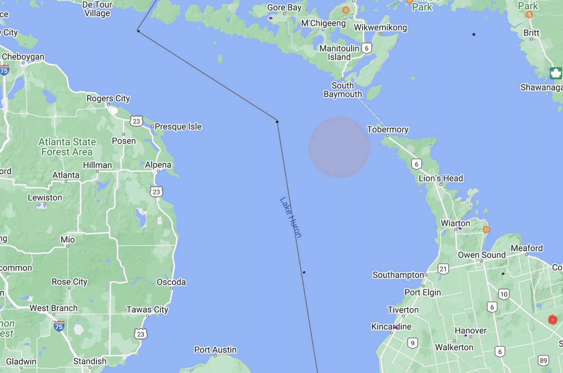 BREAKING: A new NOTAM has been issued S of Sudbury, Canada due to an "active air defense operation."