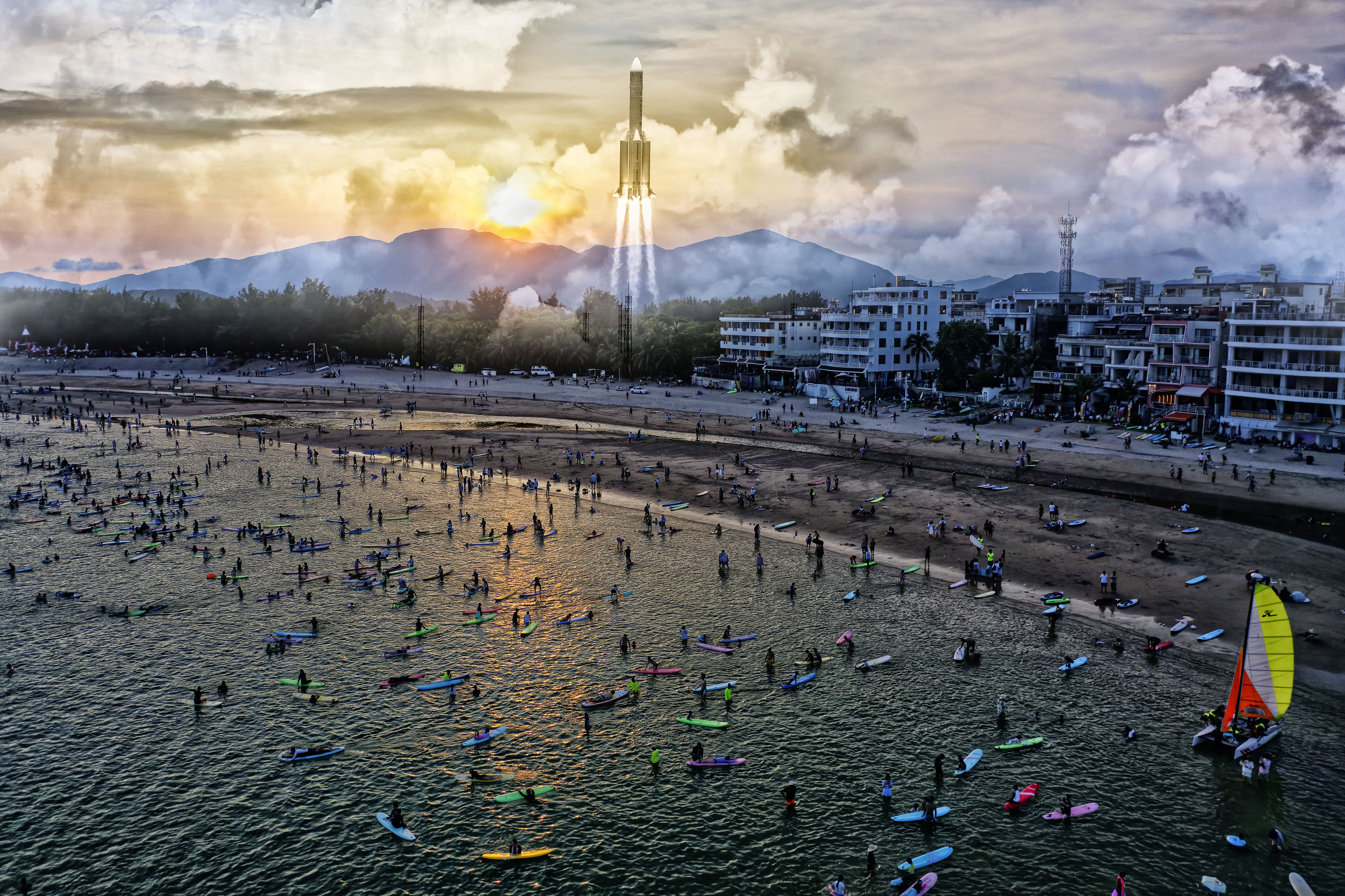 Tourism on China's Hainan island