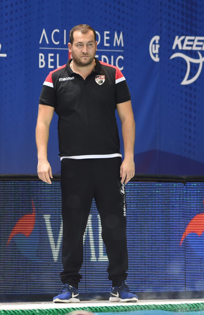 head coach Uros Stevanovic
Vaterpolo-Season 2021/2022
VK Novi Beograd v VK Radnicki Kragujevac
Beograd, 16.09.2021.
foto: Starsport.rs ©