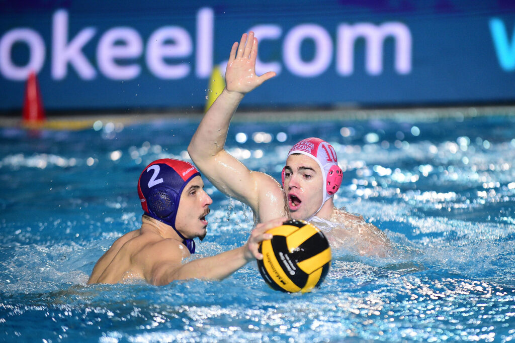 Serbian cup final four semifinal match between BVK Crvena Zvezda and SPD Radnicki was played on Milan Gale Muskatirovic sport center on 28.01.2023 in Belgrade, Serbia. (Photo by Dusan Milenkovic/Starsport.rs ©)