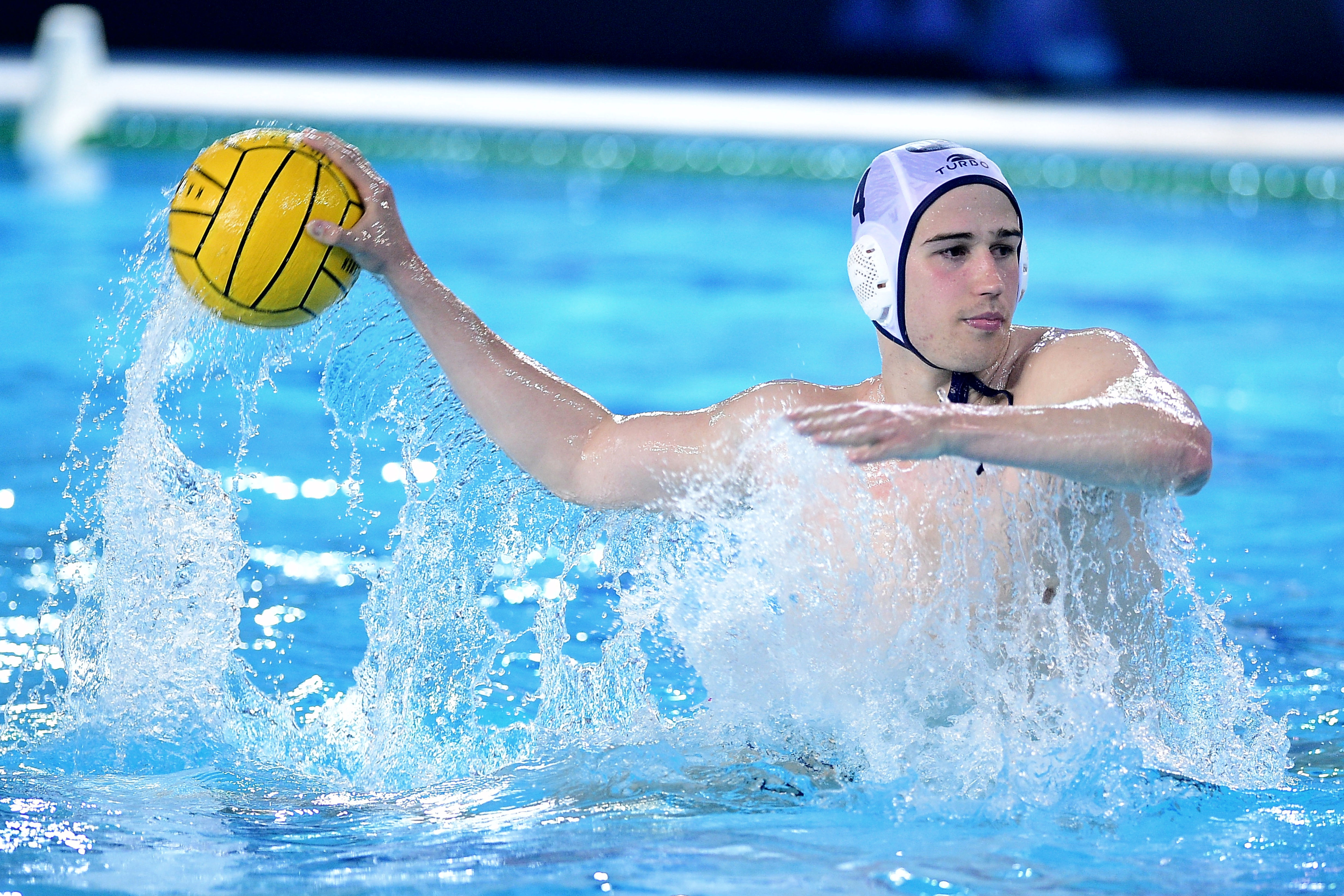 Granados Alvaro Ortega at LEN Champions League match between vk Novi Beograd and cn Marseille, played on 21st March 2023, in sc 11 April, Belgrade, Serbia. (Photo by Dusan Milenkovic/Starsport.rs ©)