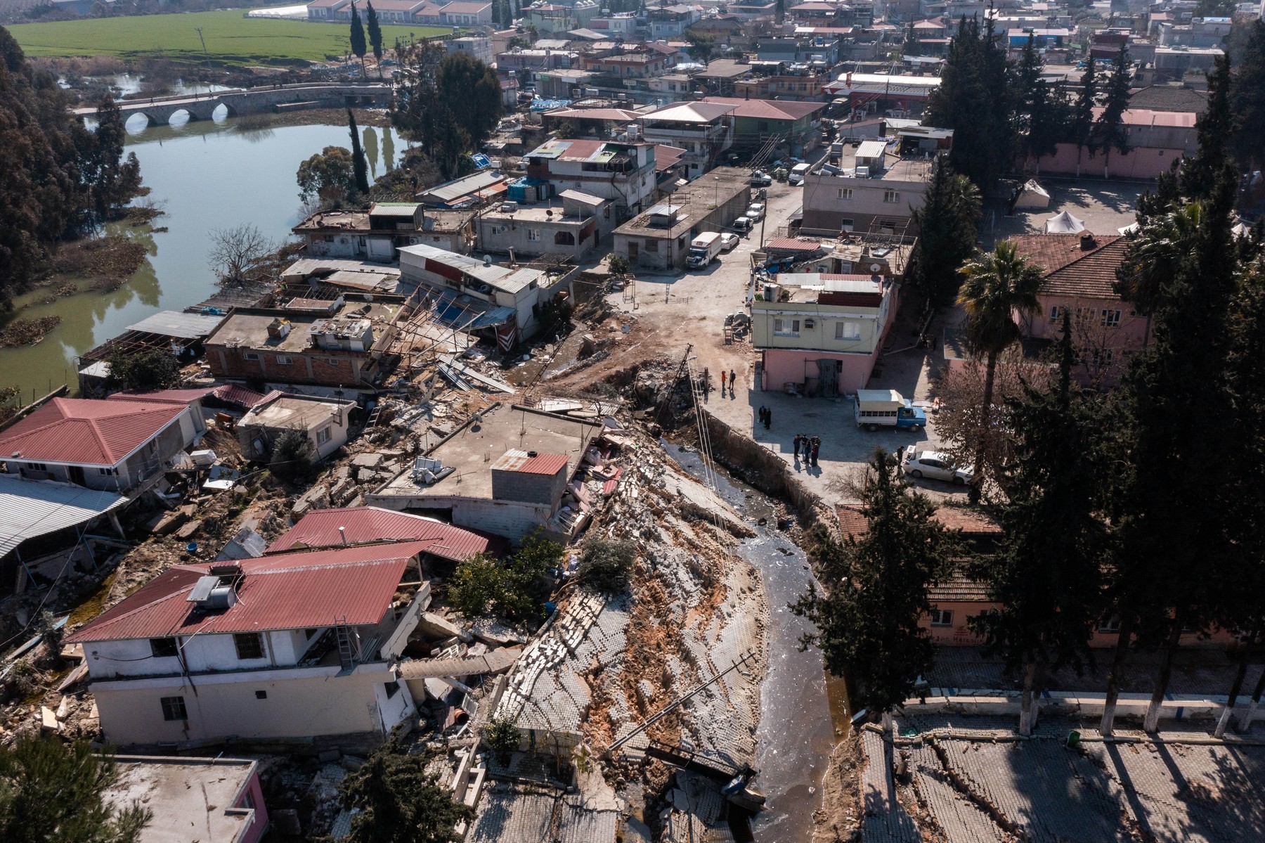 Aftermath of the Powerful Quake In Hatay - Turkey