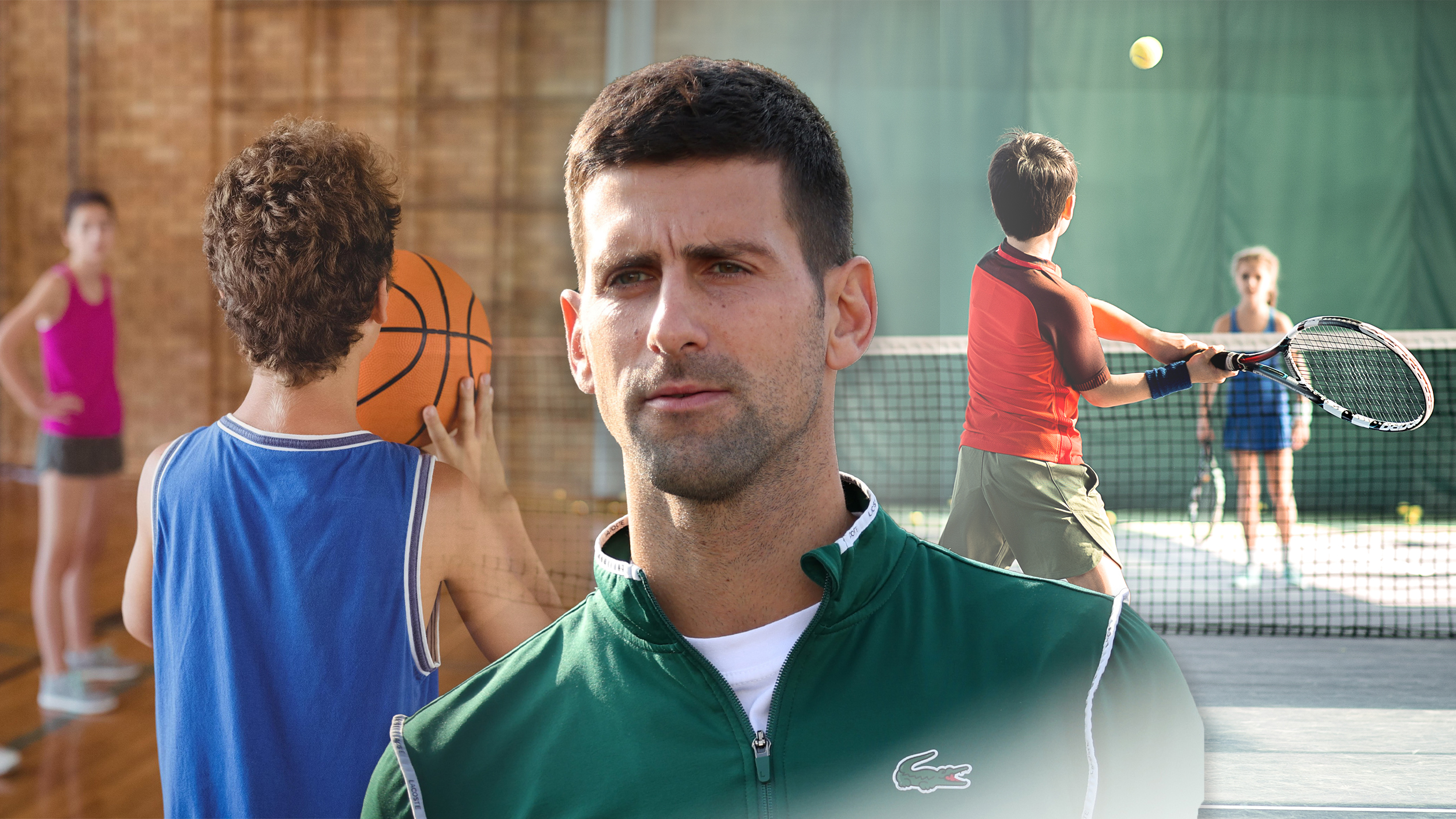 Deca igraju  osarki tenis Novak Djokovic