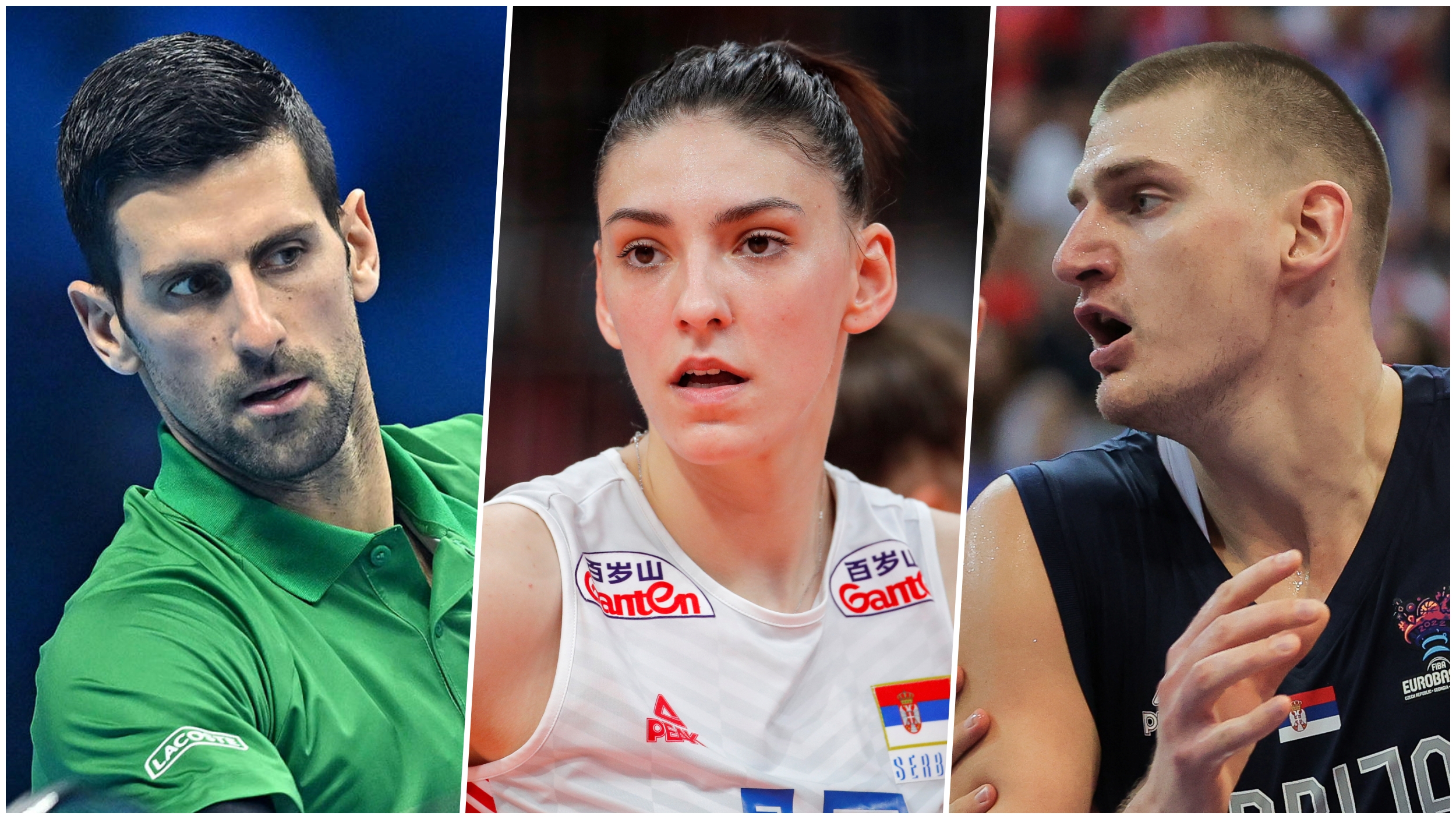 Djokoviuc , Tijana Boskovic i Nikola Jokic